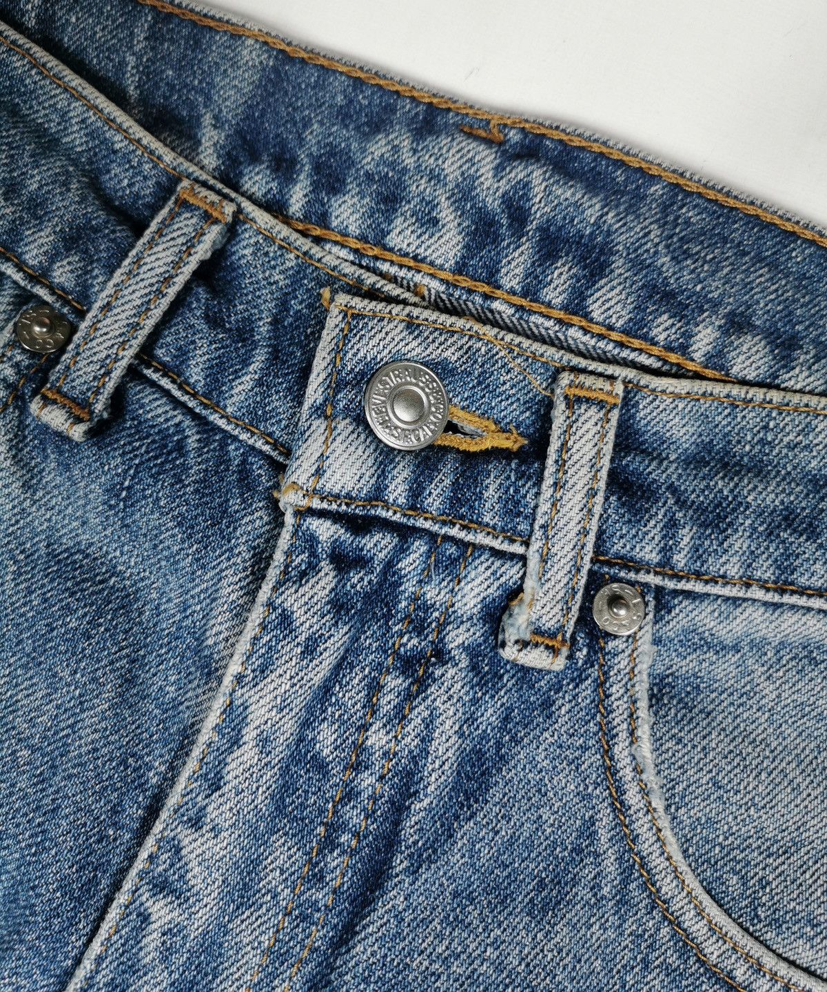 Levi's Vintage 90s Levis 640 Tapered Distressed Jeans Size US 28 / EU 44 - 5 Thumbnail