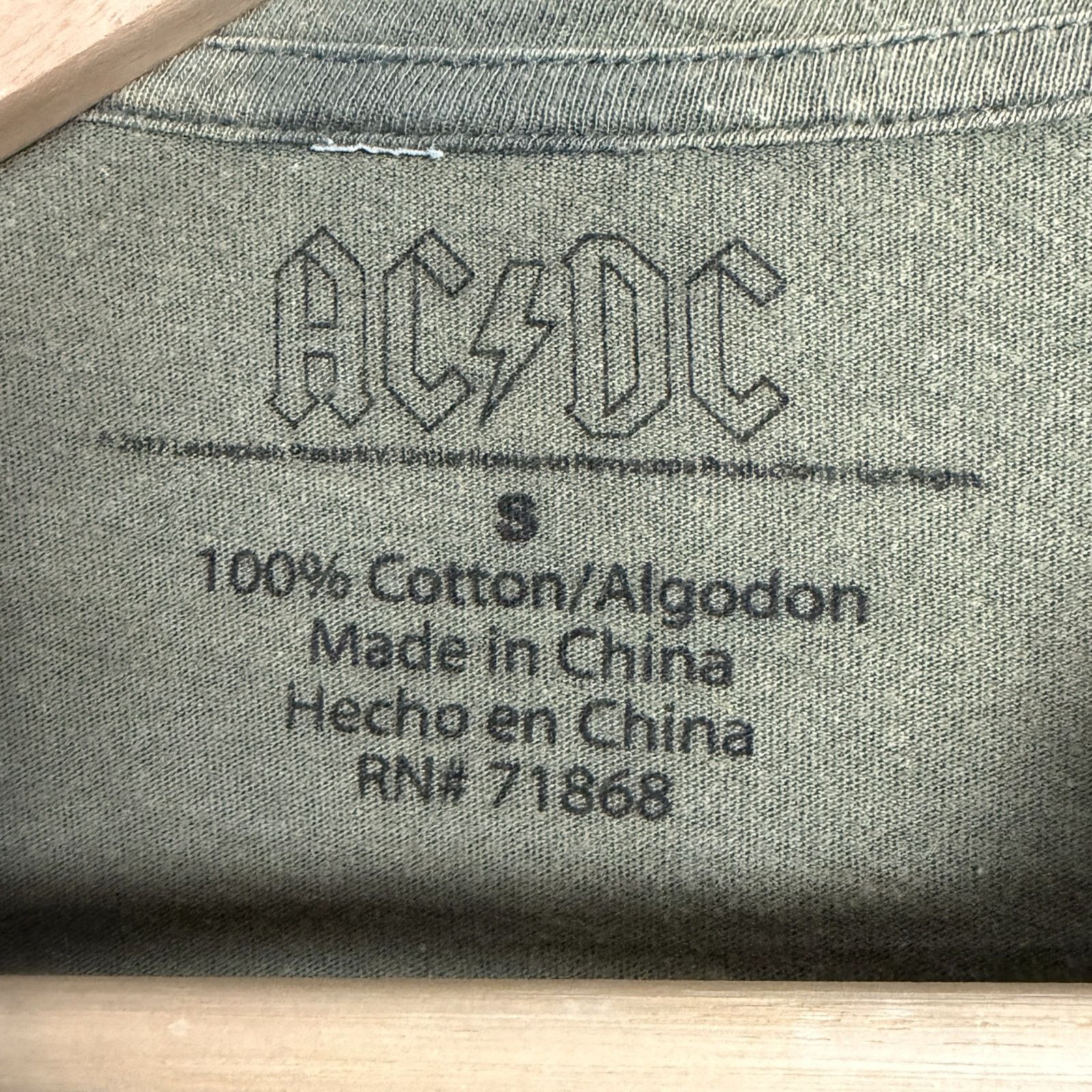 AC/DC AC/DC Green S/S Rock Metal Fitted T-Shirt Women's Small Size S / US 4 / IT 40 - 5 Thumbnail