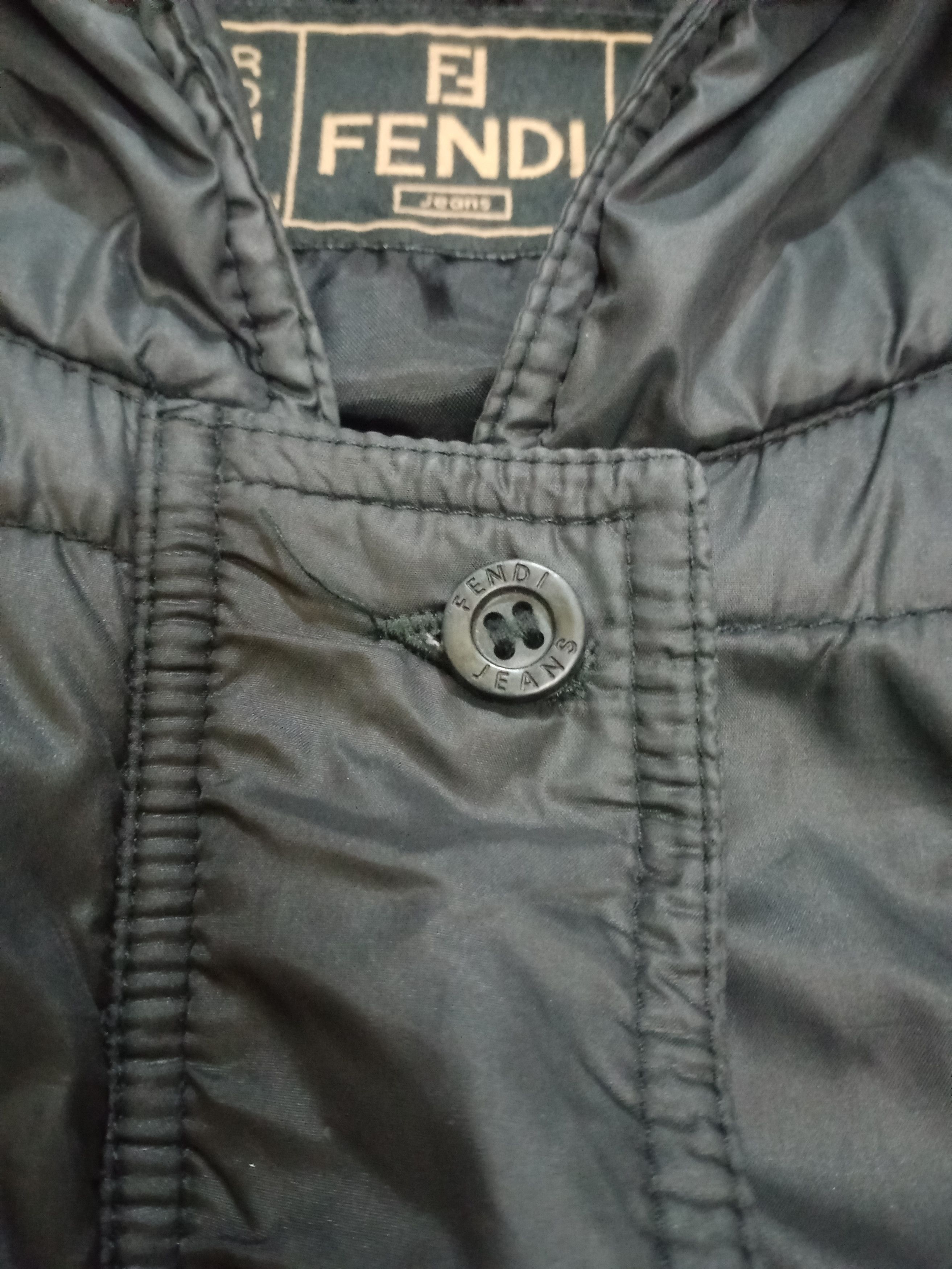 Fendi Rare Vintage Fendi Puffer Hoodie Jacket Size US L / EU 52-54 / 3 - 19 Thumbnail