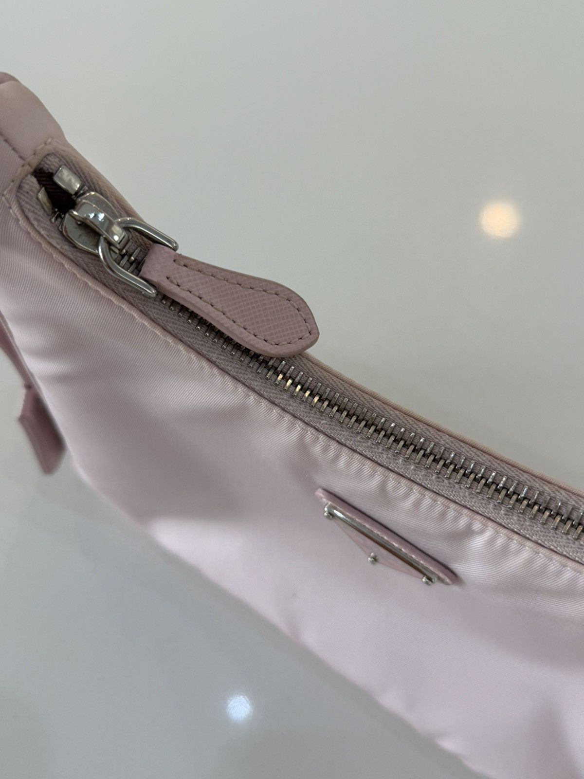Prada Prada Re-Nylon & Saffiano leather bag in Alabaster Pink Size ONE SIZE - 3 Thumbnail