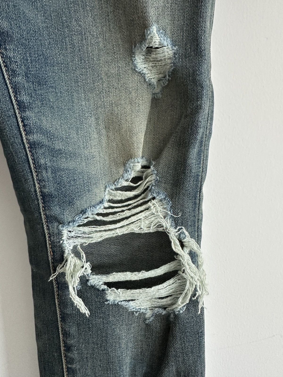 Amiri AMIRI Distressed Skinny Jeans - Mens US 29 Size US 29 - 5 Thumbnail