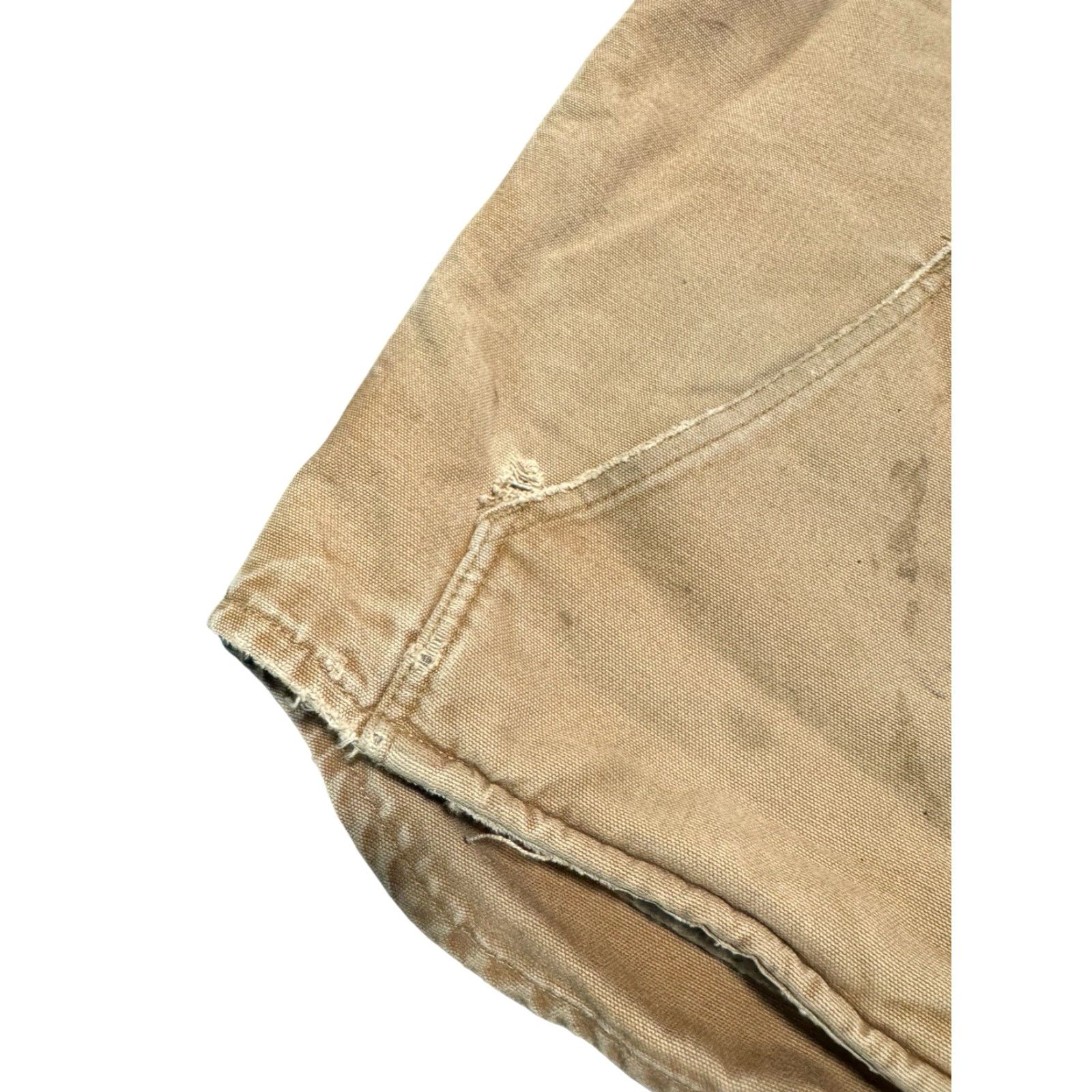 Carhartt VINTAGE Carhartt Vest Mens L Tall Camel Tan Zip Sherpa V26CML Canvas Distressed Canvas Distressed Size US M / EU 48-50 / 2 - 6 Thumbnail