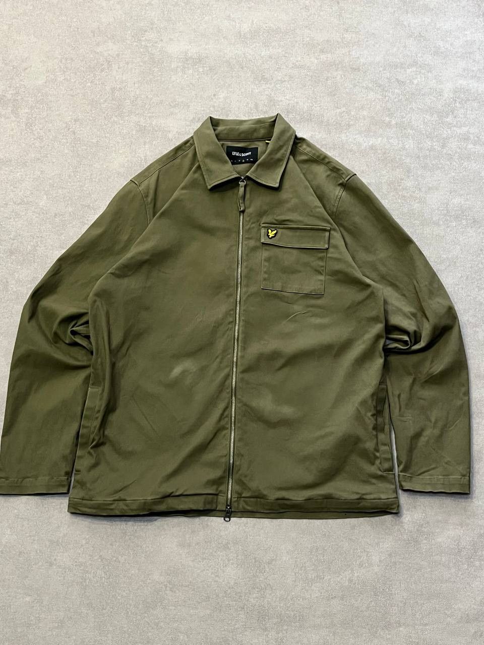 Lyle & Scott Lyle & Scott Overshirt Men's Jacket Camo Green Canvas Size US L / EU 52-54 / 3 - 1 Thumbnail