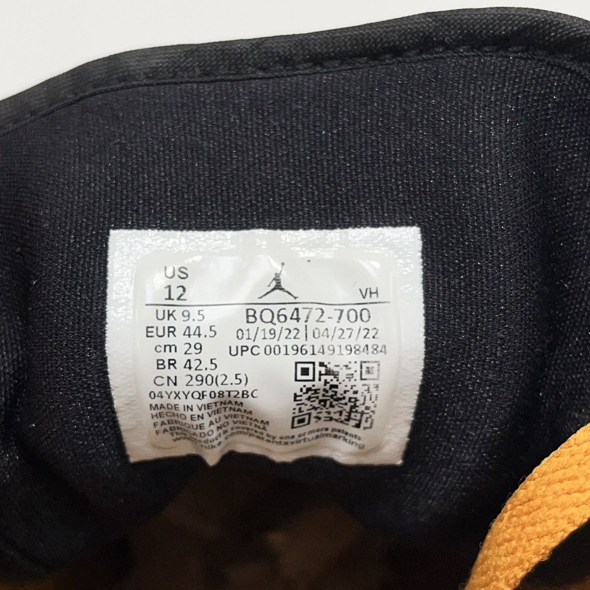 Nike Air Jordan 1 Mid Chutney Taxi (W) Size US 12 / IT 42 - 12 Thumbnail