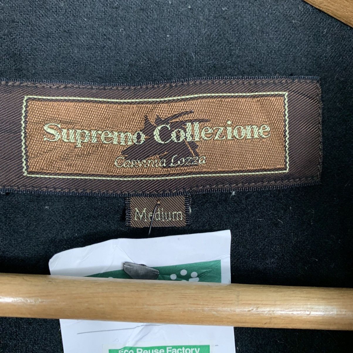 Other Supremo Collezioni Carvinia Lozza Black Jacket Size US M / EU 48-50 / 2 - 16 Thumbnail