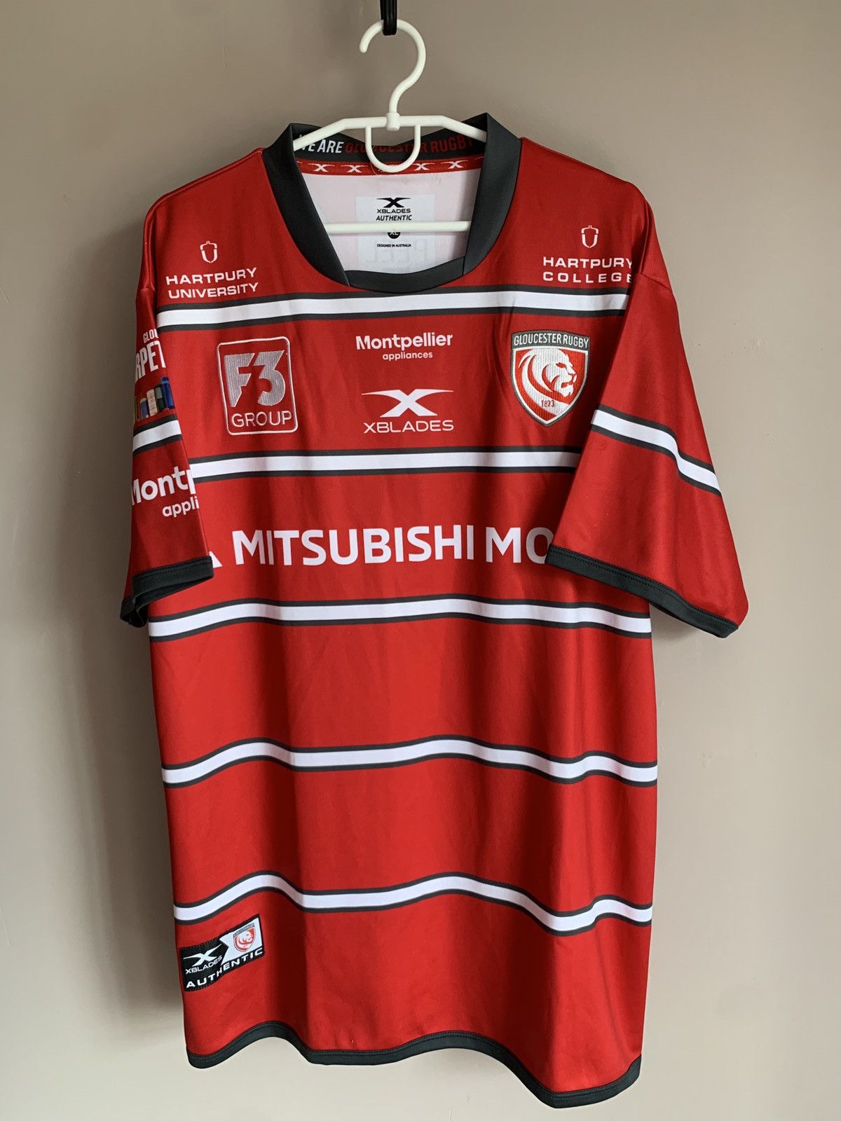 Other Gloucester Rugby Home Rugby Union Shirt Xblades Jersey Sz XL Size US XL / EU 56 / 4 - 1 Thumbnail