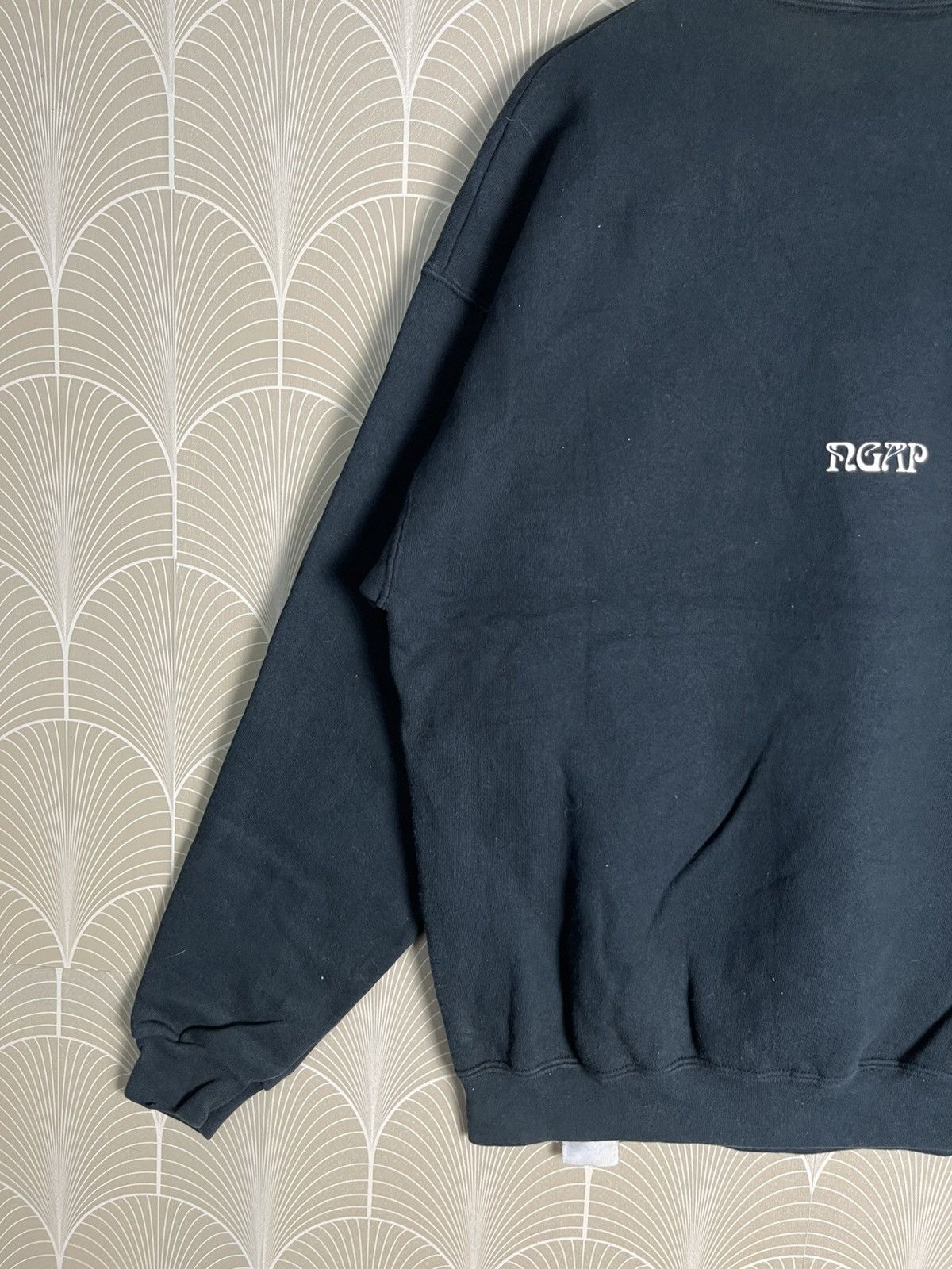Japanese Brand × Vintage 90s JAPANESE BRAND NGAP LEE RARE GRAPHIC CREWNECK Size US L / EU 52-54 / 3 - 12 Thumbnail