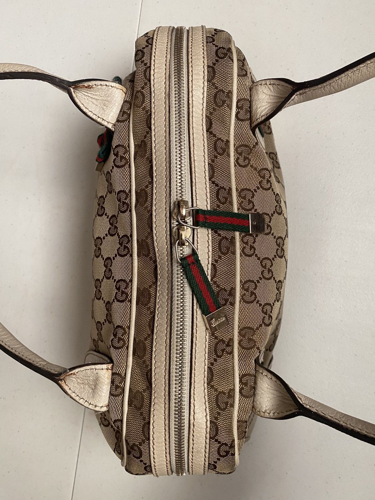Gucci Gucci Princy Boston Bag GG canvas and leather handbag Size ONE SIZE - 8 Thumbnail