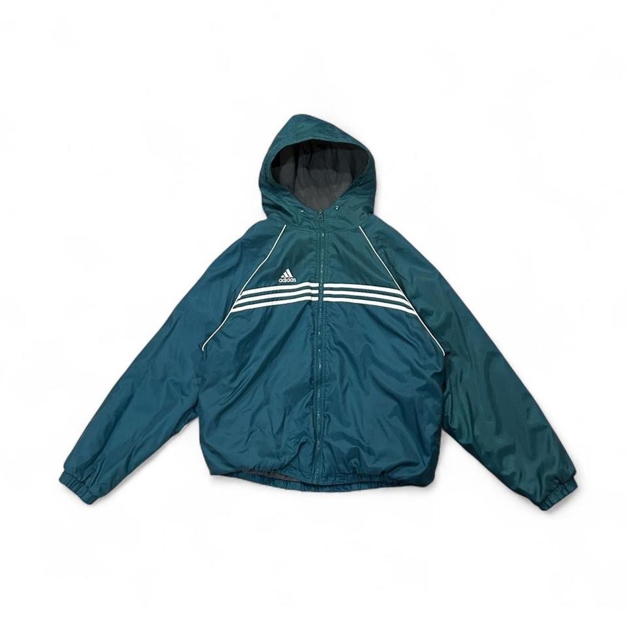 Vintage Adidas Green Windbreaker Jacket