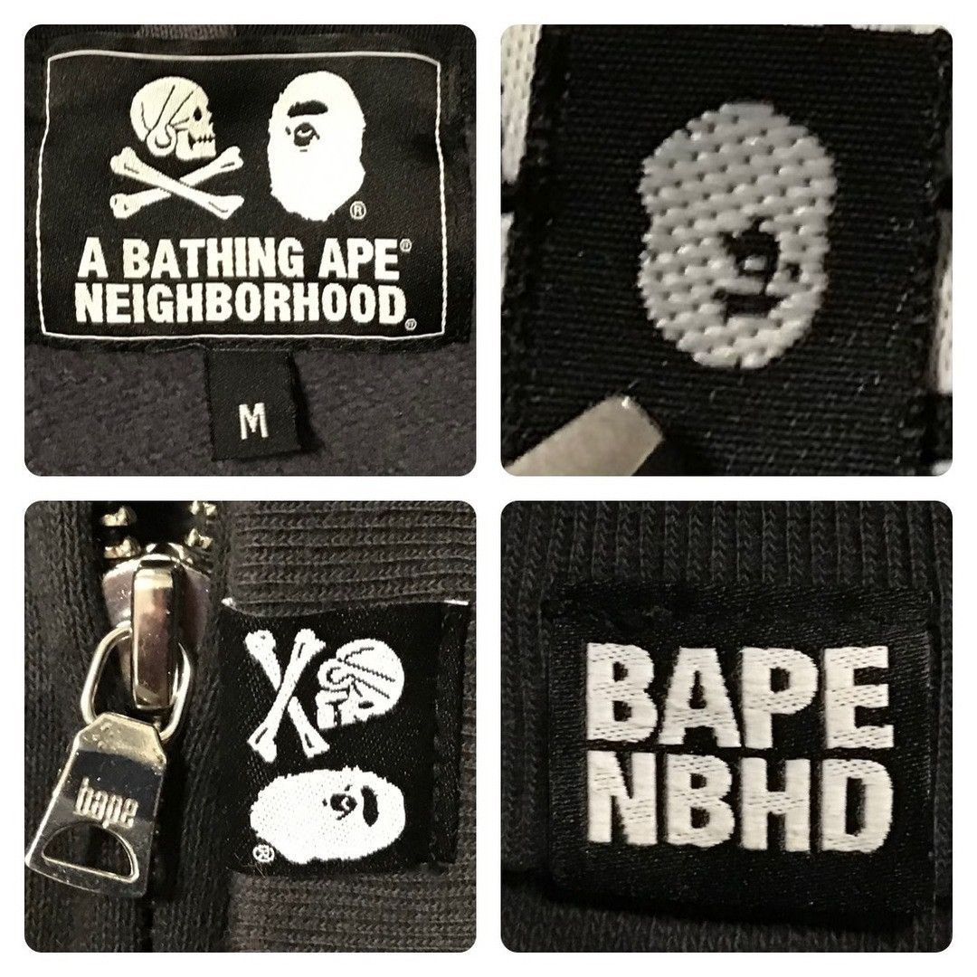 Bape × Neighborhood BAPE × NEIGHBORHOOD Shark Full Zip Hoodie a bathing ape Size US M / EU 48-50 / 2 - 8 Thumbnail