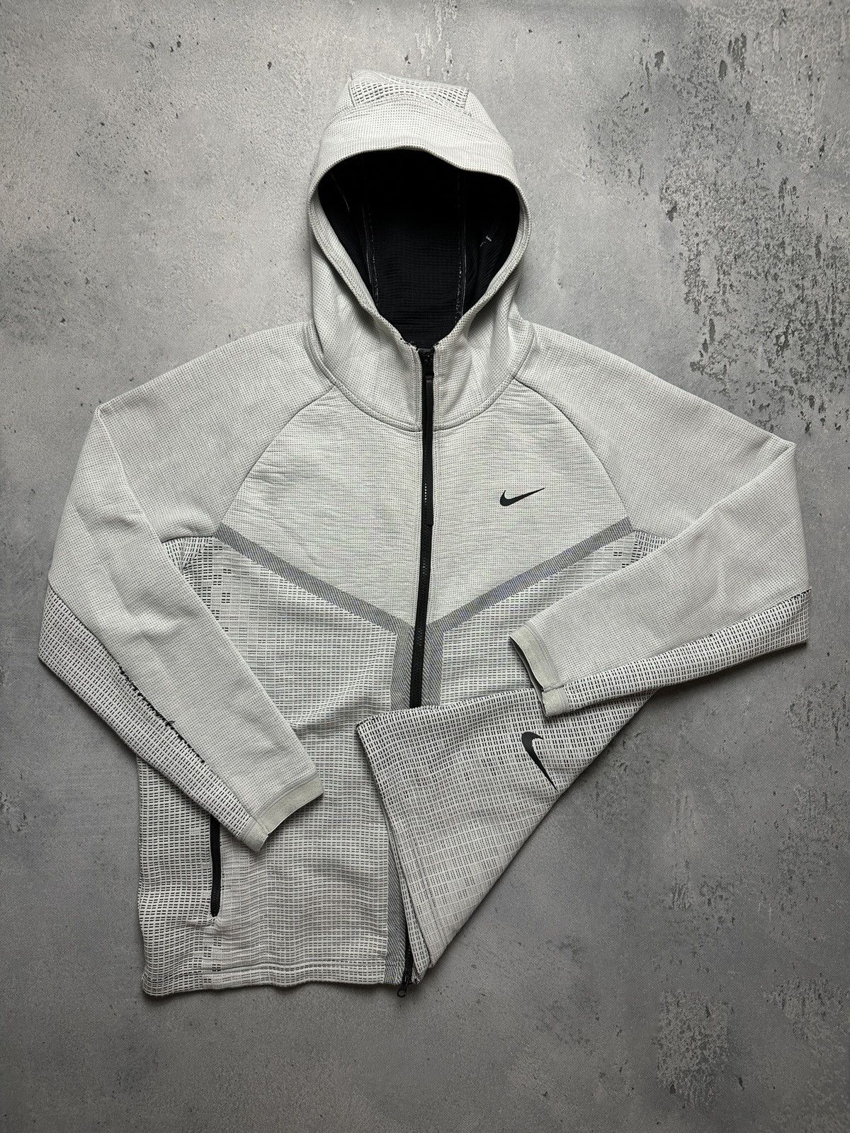 Nike Nike Hooded Jacket Zip Up Tech Fleece Hoodie Drill y2k Ziper Size US XL / EU 56 / 4 - 1 Thumbnail