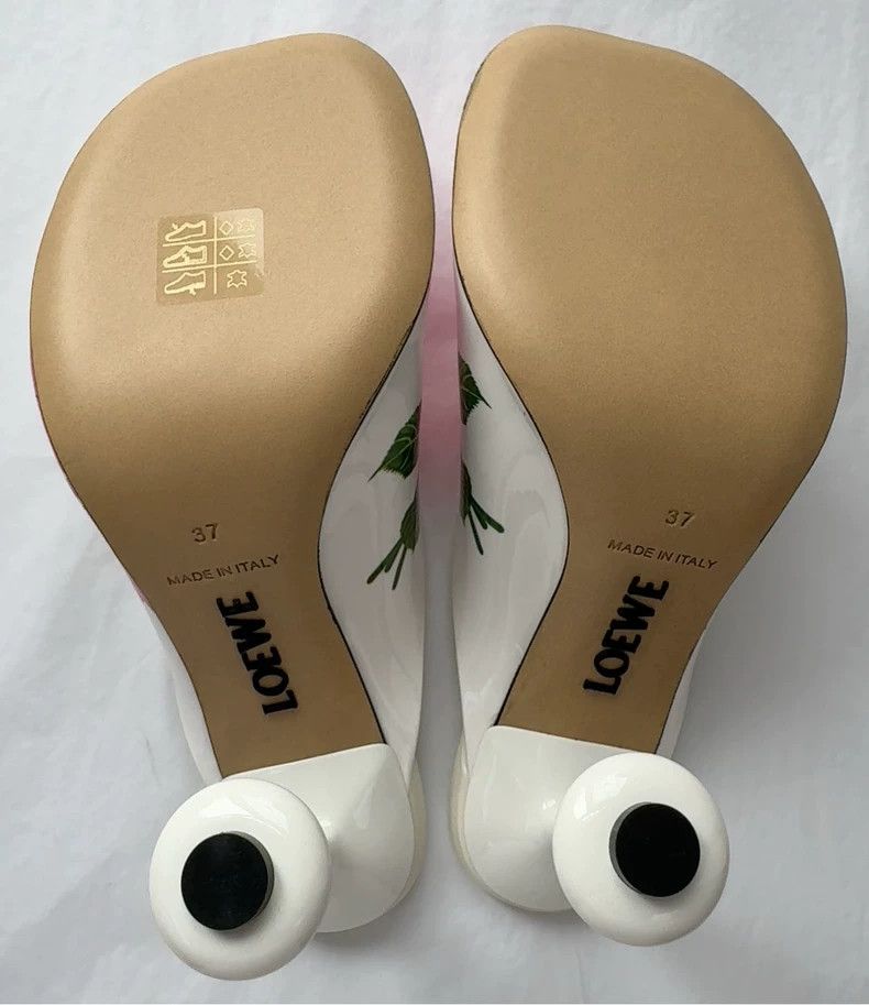 Loewe LOEWE Printed Toy high heel slippers Size US 6.5 / IT 36.5 - 5 Thumbnail