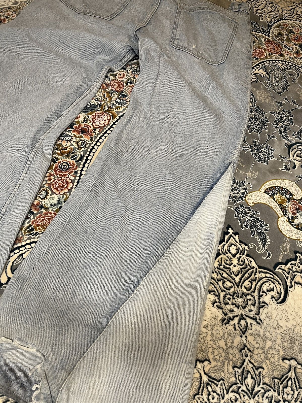 Zara Flared baggy Jeans japen style opium archive Size US 33 - 9 Thumbnail