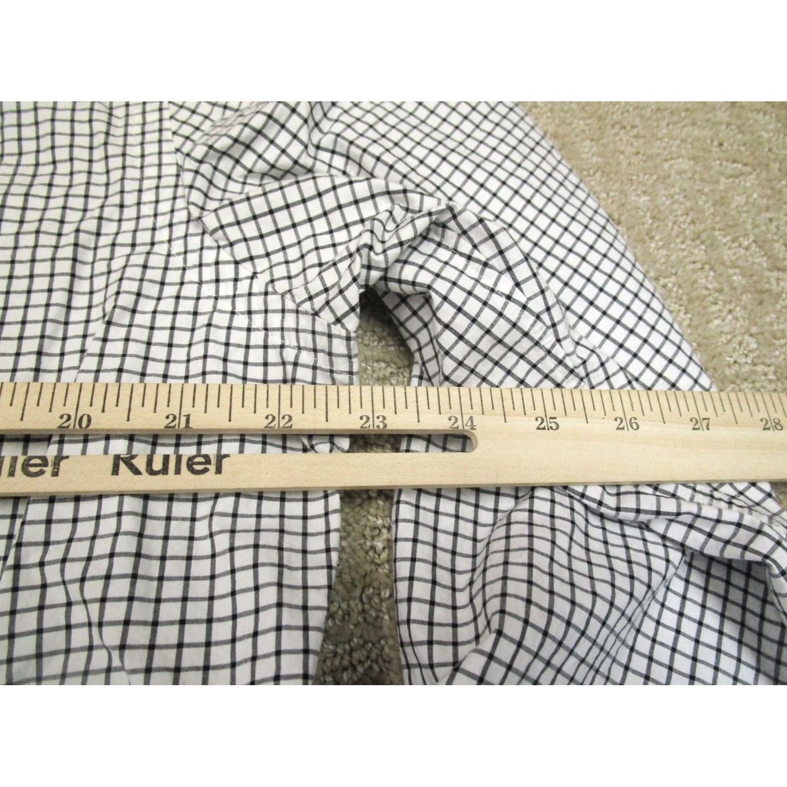 Ralph Lauren Ralph Lauren Shirt Men Large White Check Button Down Long Sleeve Small Pony Shirt Size US L / EU 52-54 / 3 - 5 Thumbnail