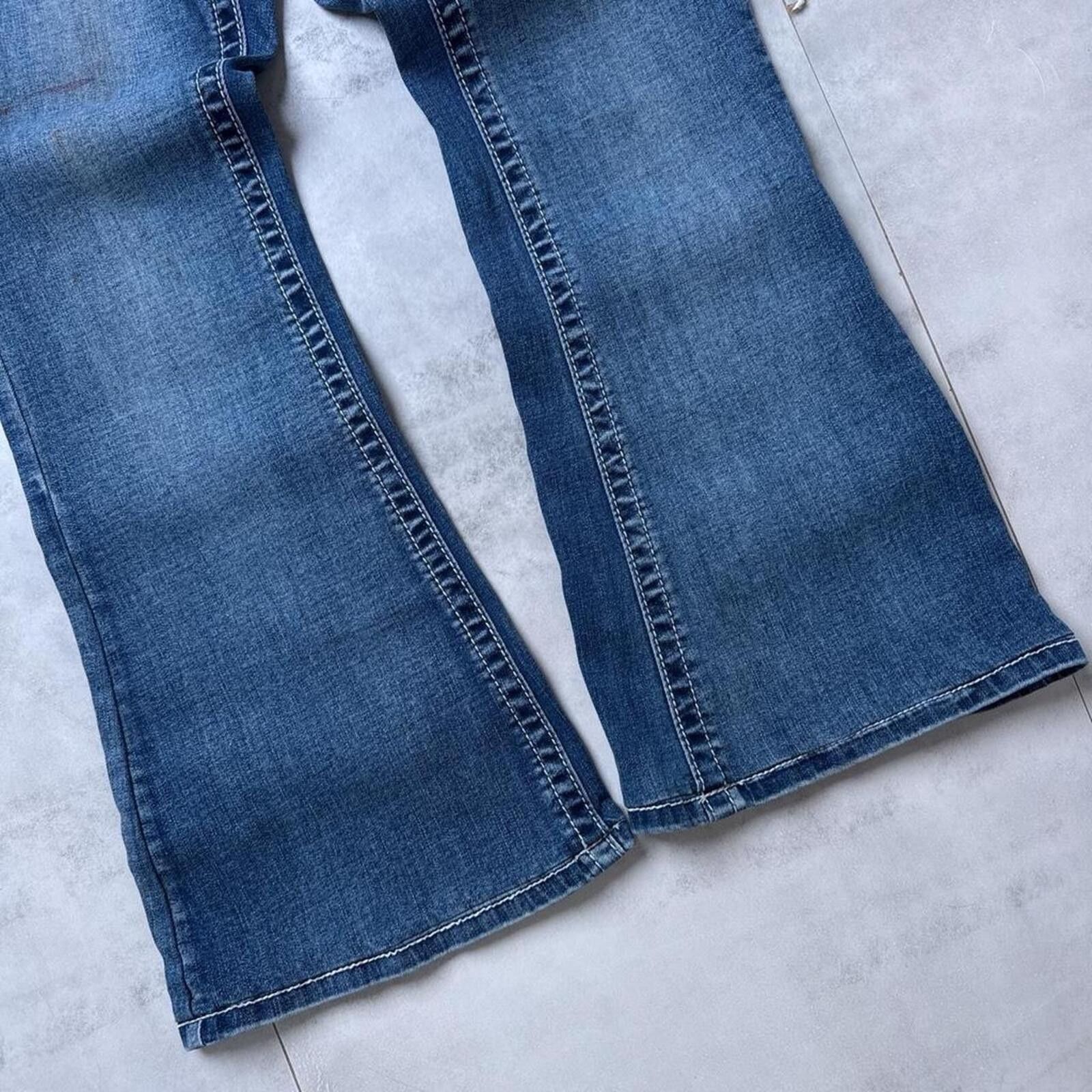 Other Y2K Y Jeans Flared Denim 00s Jeans Size 30" / US 8 / IT 44 - 7 Thumbnail