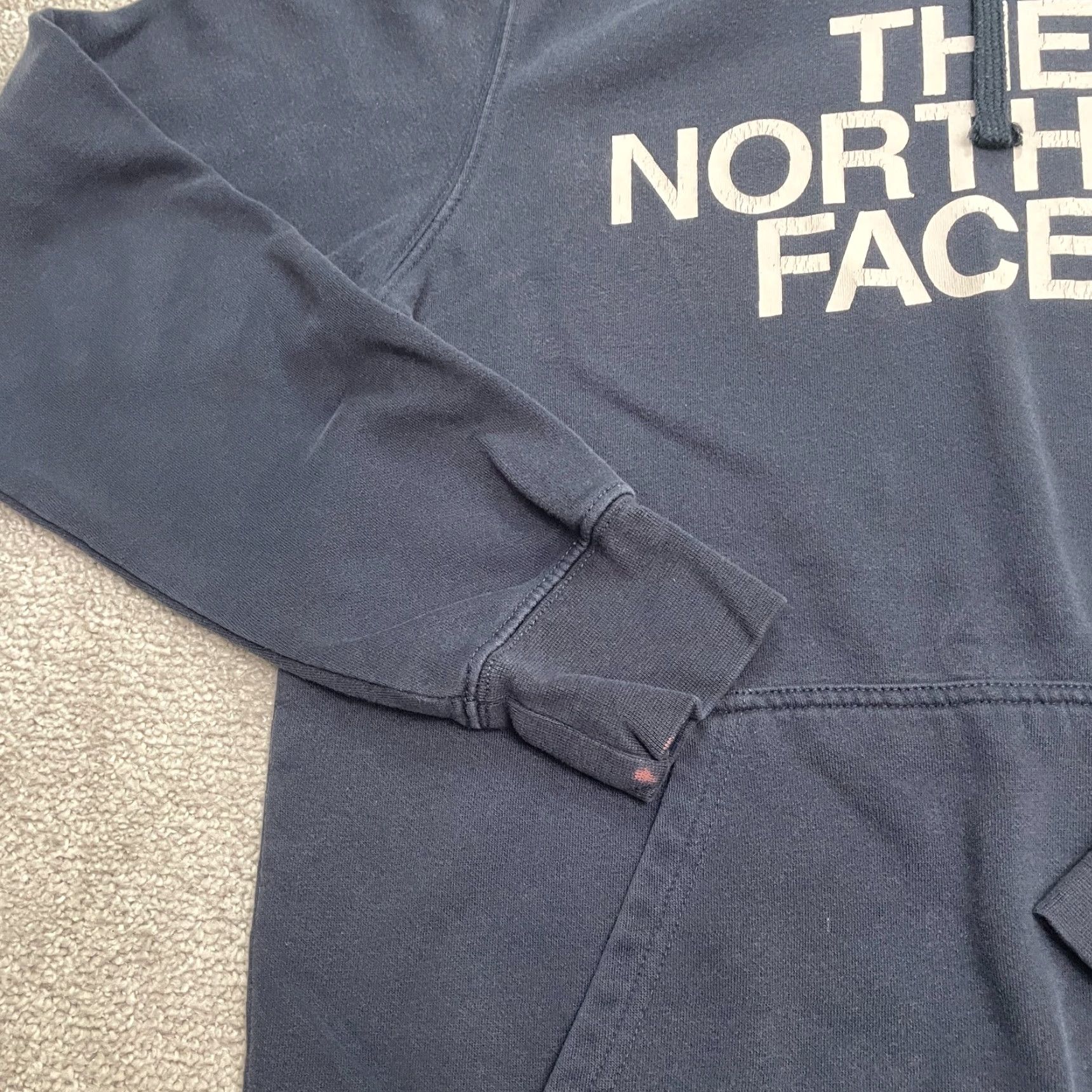 The North Face The North Face Hoodie Mens Small Blue Graphic Fleece Pullover Casual Sweatshirt Size US S / EU 44-46 / 1 - 3 Thumbnail