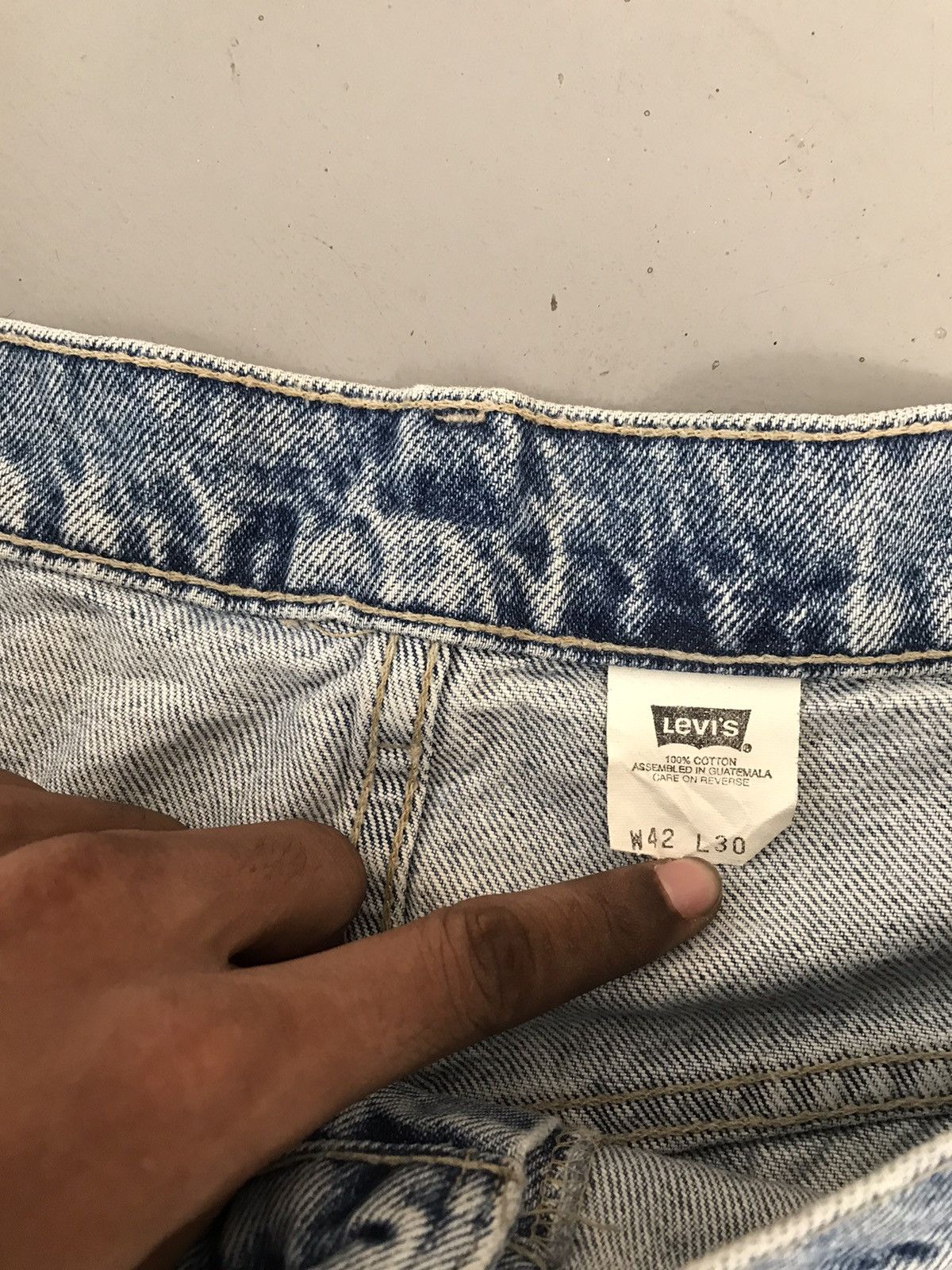 Levi's × Vintage Vintage Levi’s L2 carpenter denim short Size US 42 / EU 58 - 3 Thumbnail