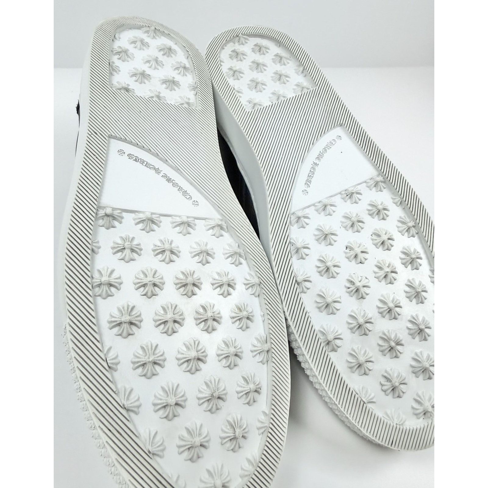 Chrome Hearts Size 7UK/8US - Chrome Hearts Dagger Leather Slip On Sneakers Size US 8 / EU 41 - 11 Thumbnail