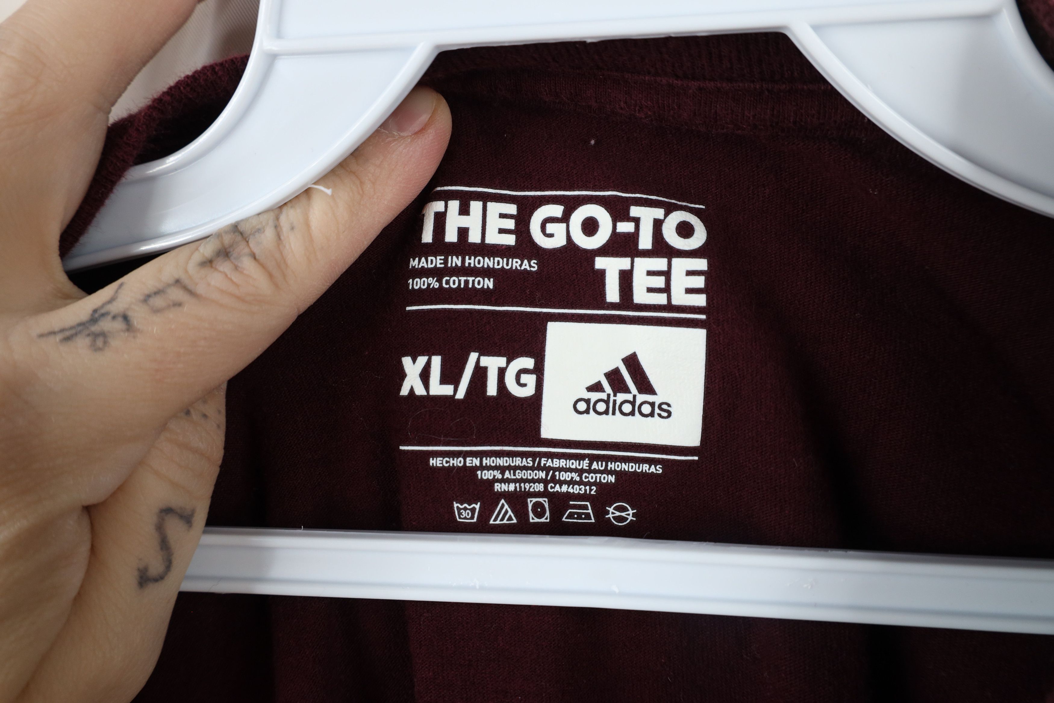 Adidas × Vintage Adidas Central Michigan University Lacrosse T-Shirt Red Size US XL / EU 56 / 4 - 6 Thumbnail