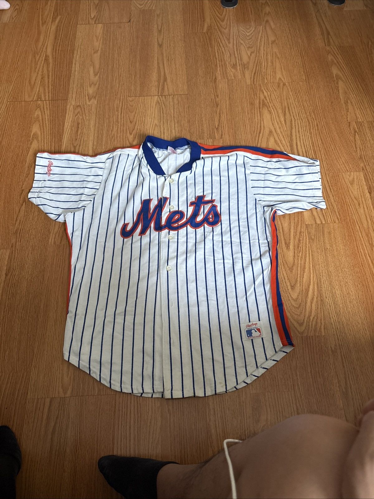 Other NY Mets Vintage MLB Pinstripes Adult Size Large Size US L / EU 52-54 / 3 - 1 Thumbnail