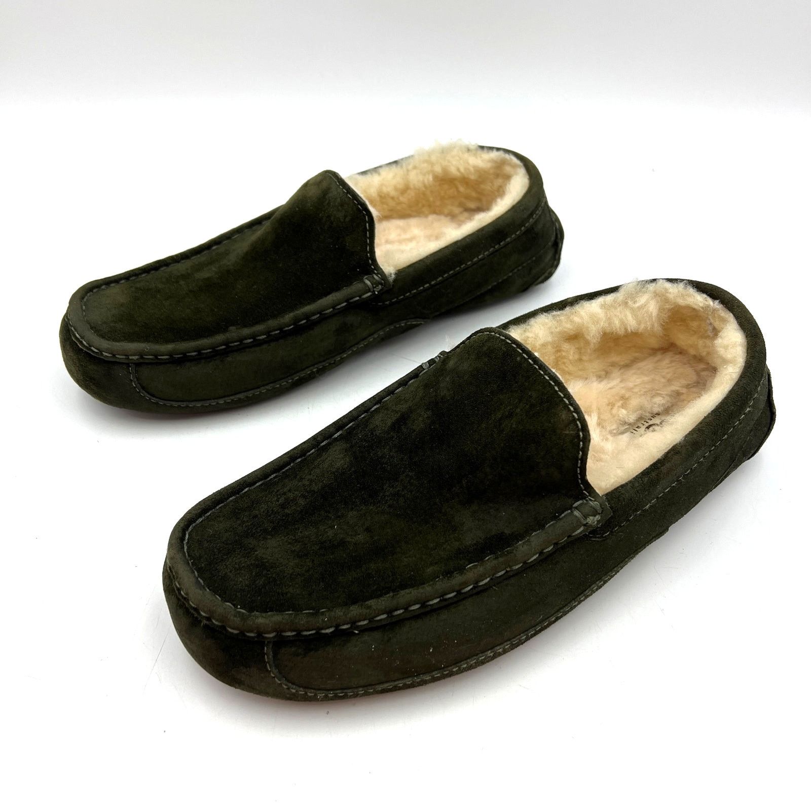 Ugg Uggs Men's Ascot Suede Slipper in Green Loafer Size US 11 / EU 44 - 1 Thumbnail