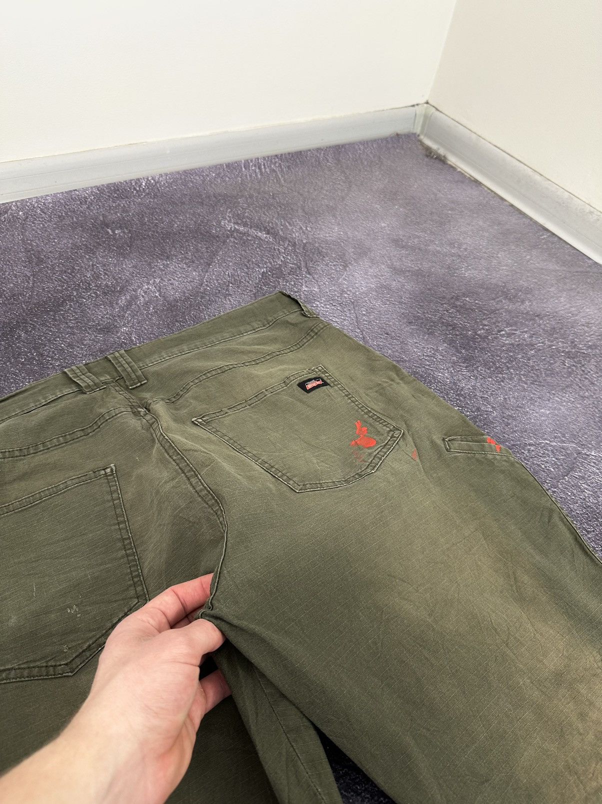Dickies Vintage Dickies Cargo Carpenter Baggy Faded USA Work Pants Size US 38 / EU 54 - 8 Thumbnail