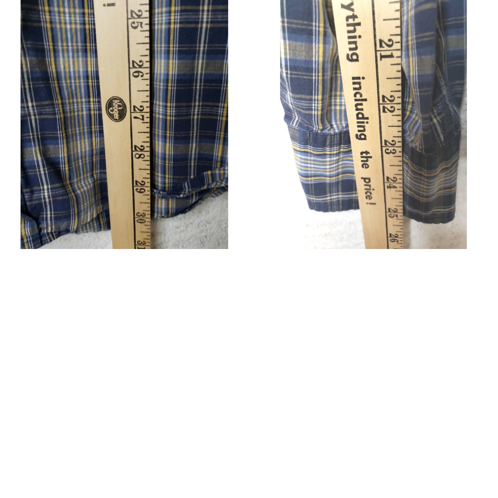 Timberland Timberland Shirt Mens Large Plaid Blue Button-Front Long-Sleeve Size US L / EU 52-54 / 3 - 9 Thumbnail