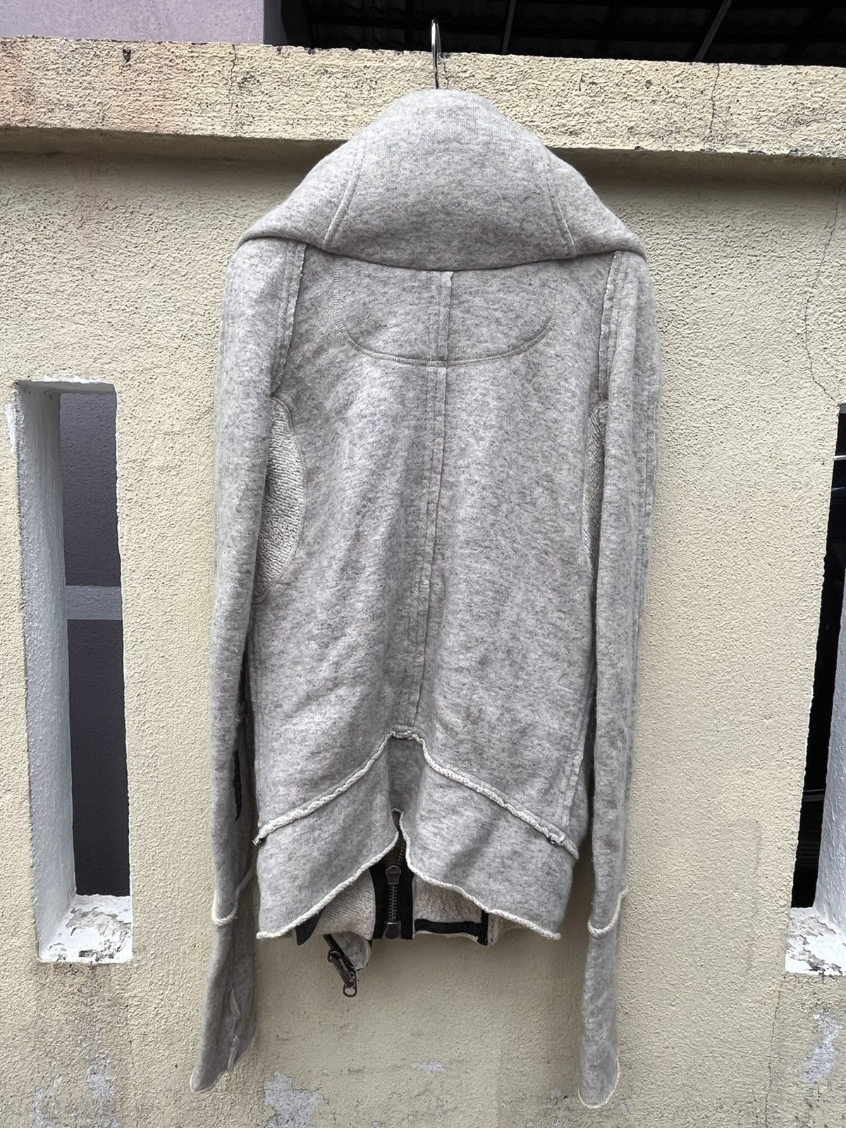 Le Grande Bleu (L.G.B.) Vintage bono-16 light jacket grey cotton blend asymmetrical Size US S / EU 44-46 / 1 - 18 Thumbnail