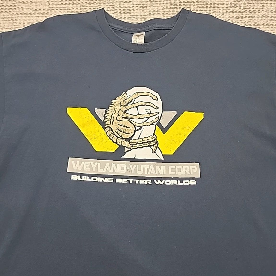 Vintage Tee Fury T Shirt Mens XL Ripley Weyland-Yutani Prometheus Aliens Building Better Worlds Logo Blue 90s Comics Movie Shirt Mens XL Size US XL / EU 56 / 4 - 4 Thumbnail
