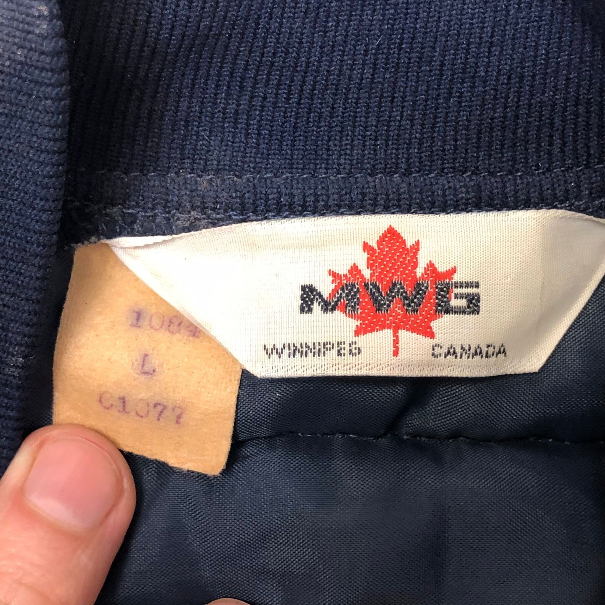 Other Vtg MWG Blue Nylon Puffer FREDERICK Transport Trucker Vest Size US L / EU 52-54 / 3 - 4 Thumbnail