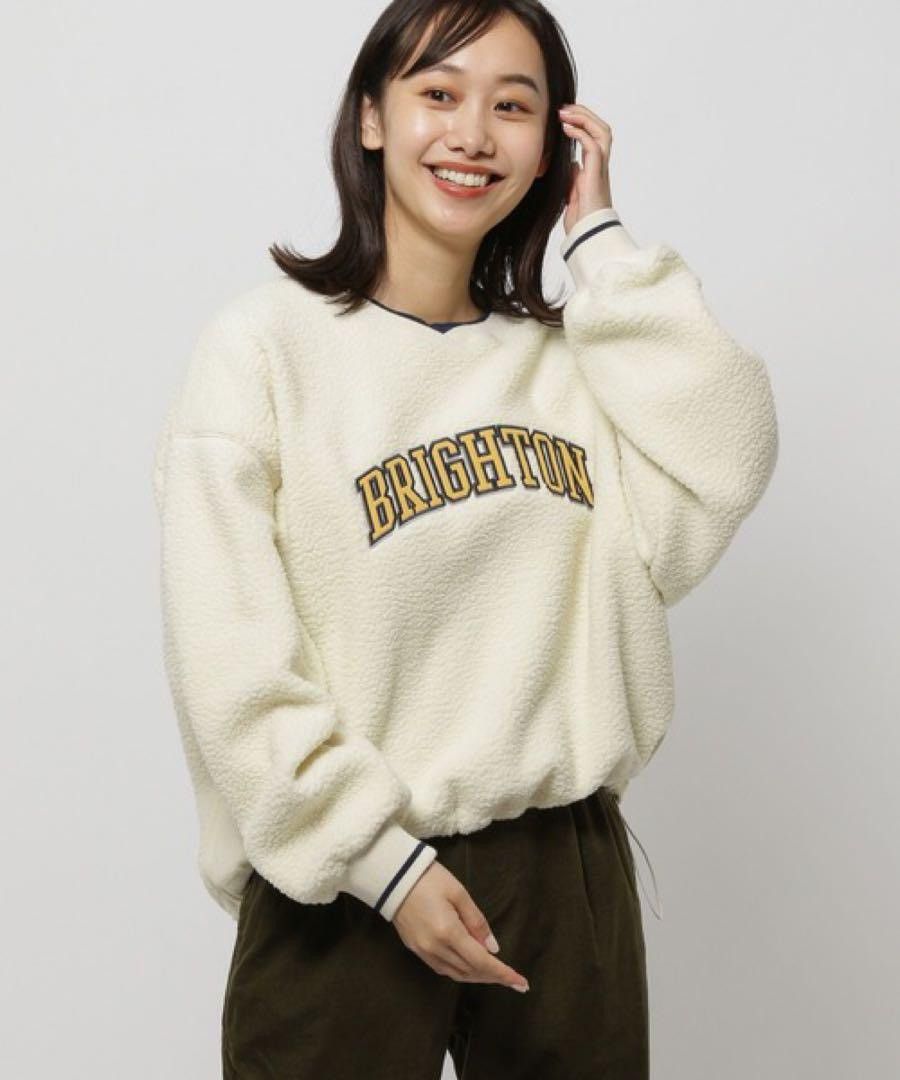 Japanese Brand Niko and… Brighton White Cream Fleece Sweatshirt Size US L / EU 52-54 / 3 - 2 Thumbnail