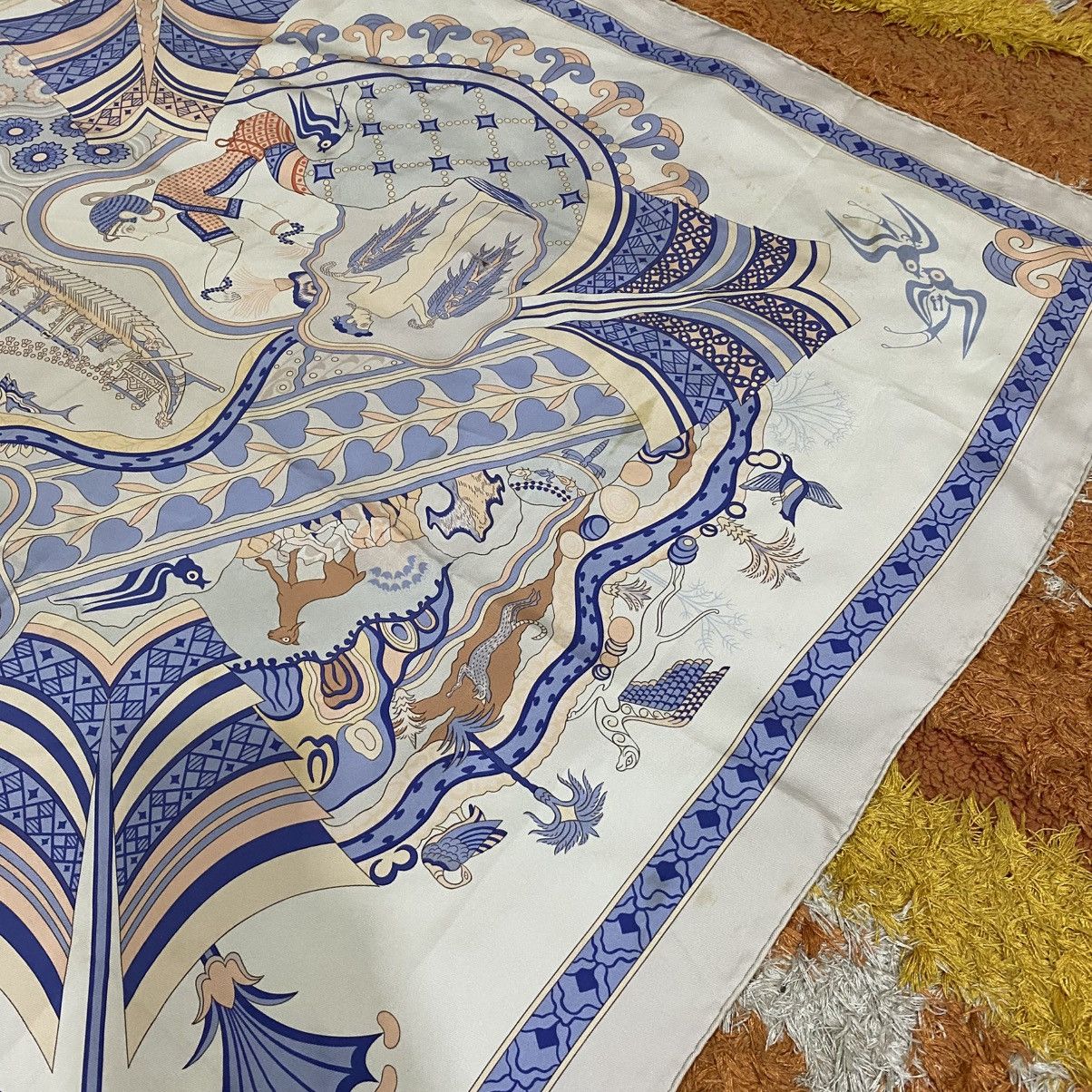 Hermes ☀️Hermes Les Printemps de Thera silk scarf by J.Abadie Size ONE SIZE - 7 Thumbnail