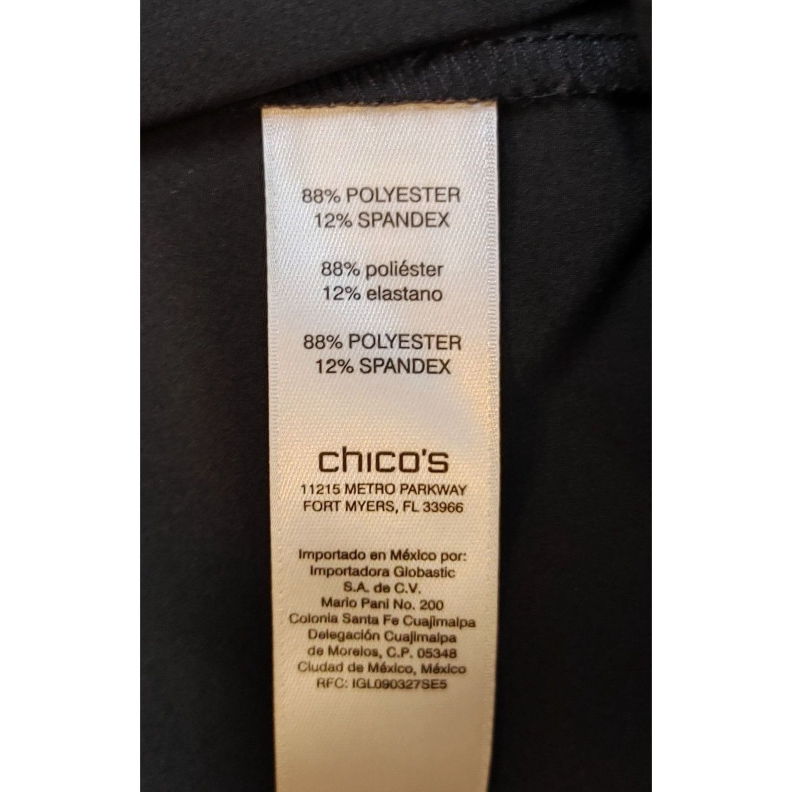 Chicos CHICOS Womens 1/Medium/10 Zenergy Gray Neema Classic Ruched Size M / US 6-8 / IT 42-44 - 4 Thumbnail