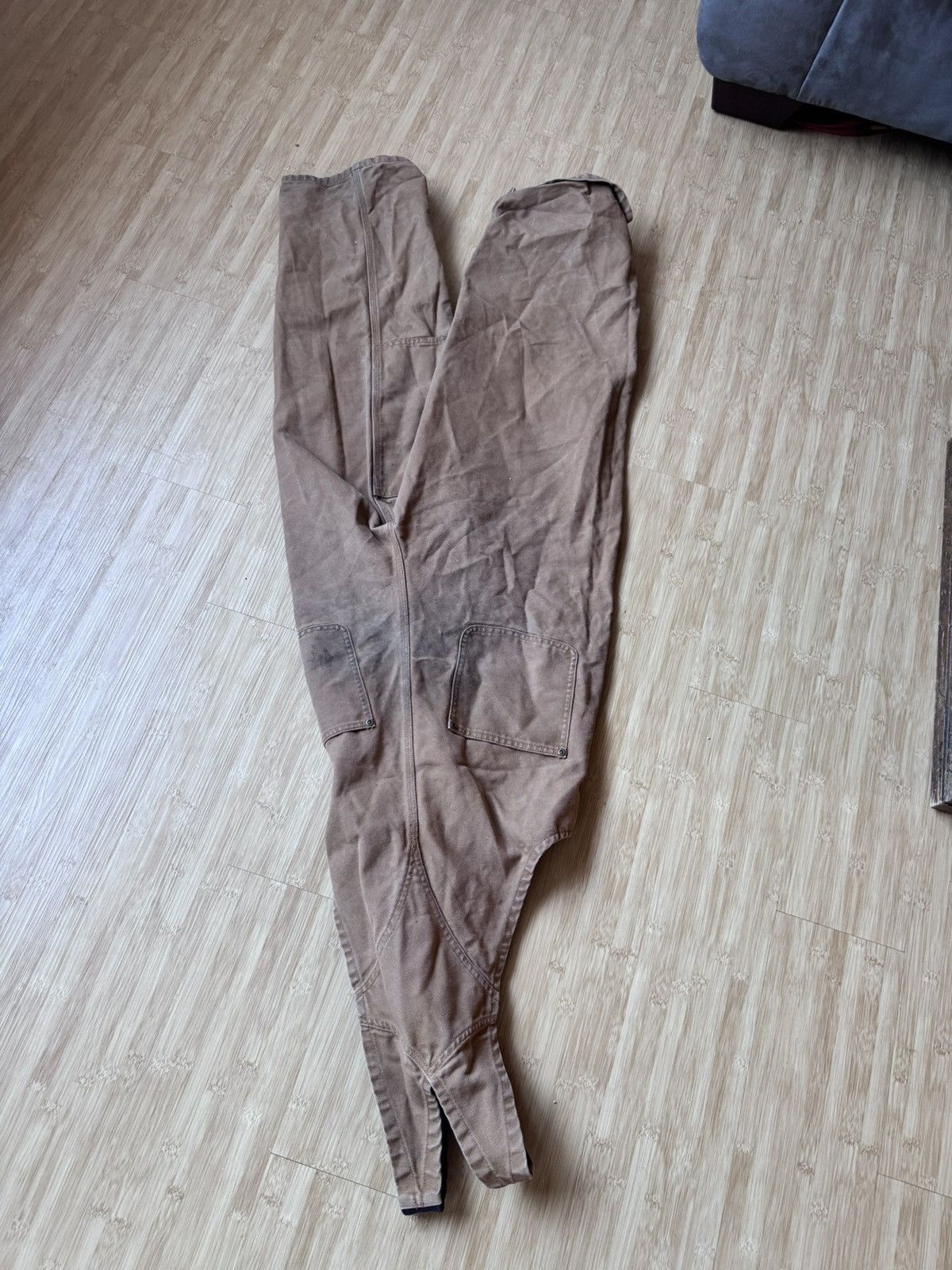 Carhartt Carhartt beige Overalls Size 14 Size US 32 / EU 48 - 3 Thumbnail
