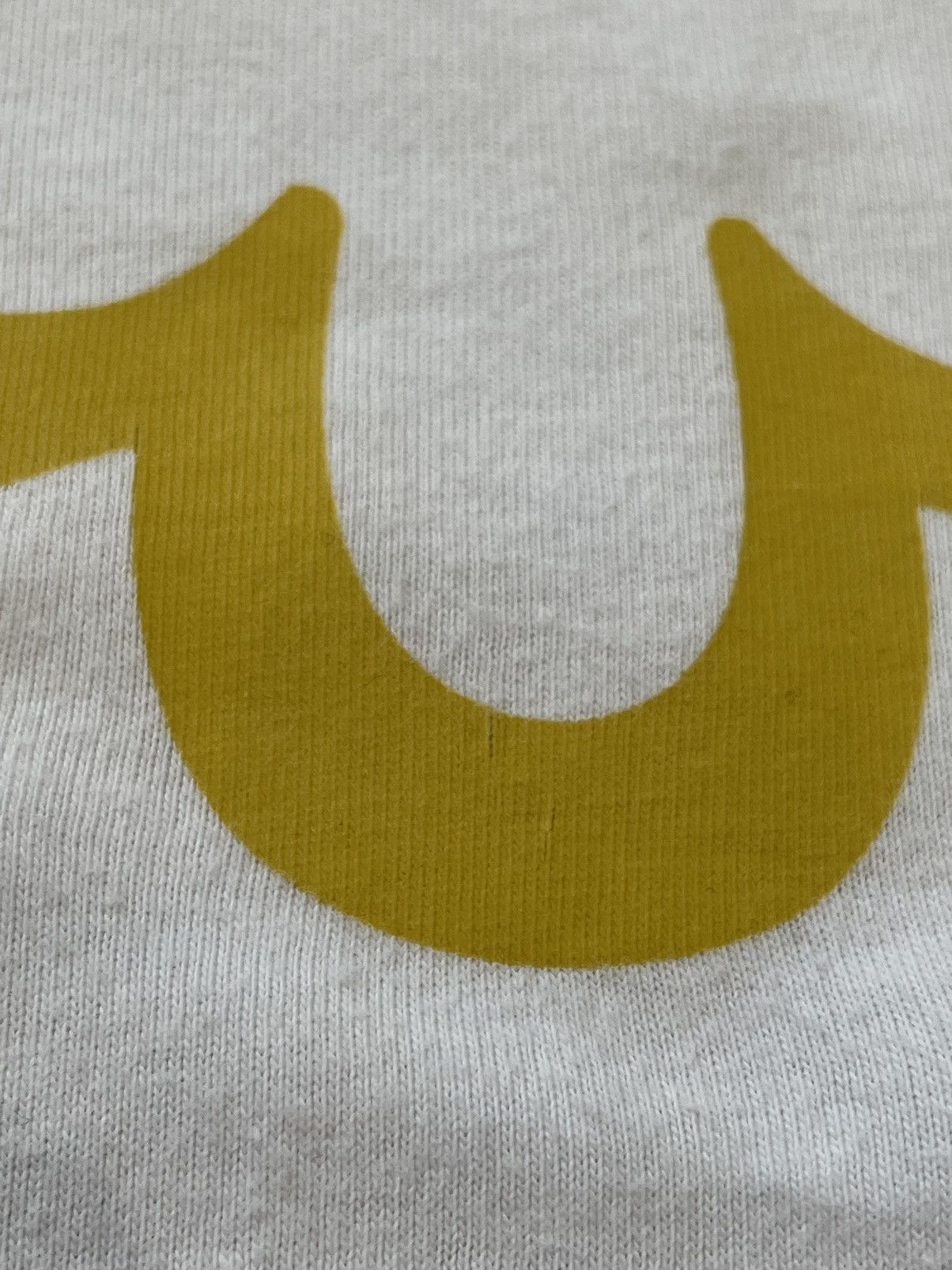True Religion Vintage True Religion T-Shirt Big Logo Budha White Gold Man Size US M / EU 48-50 / 2 - 5 Thumbnail