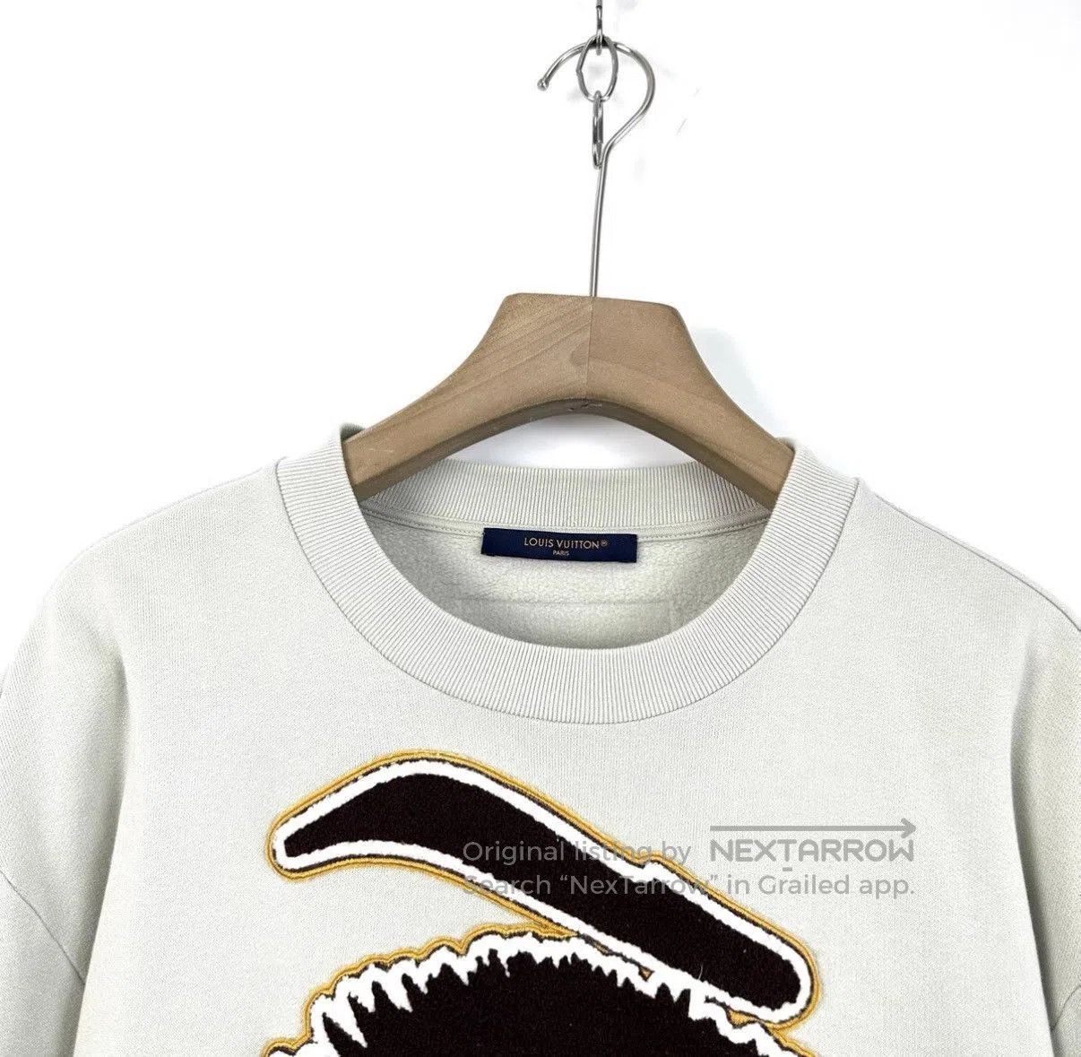 Louis Vuitton Gray Eye Graphic Sweatshirt, Size L. Size US L / EU 52-54 / 3 - 3 Thumbnail