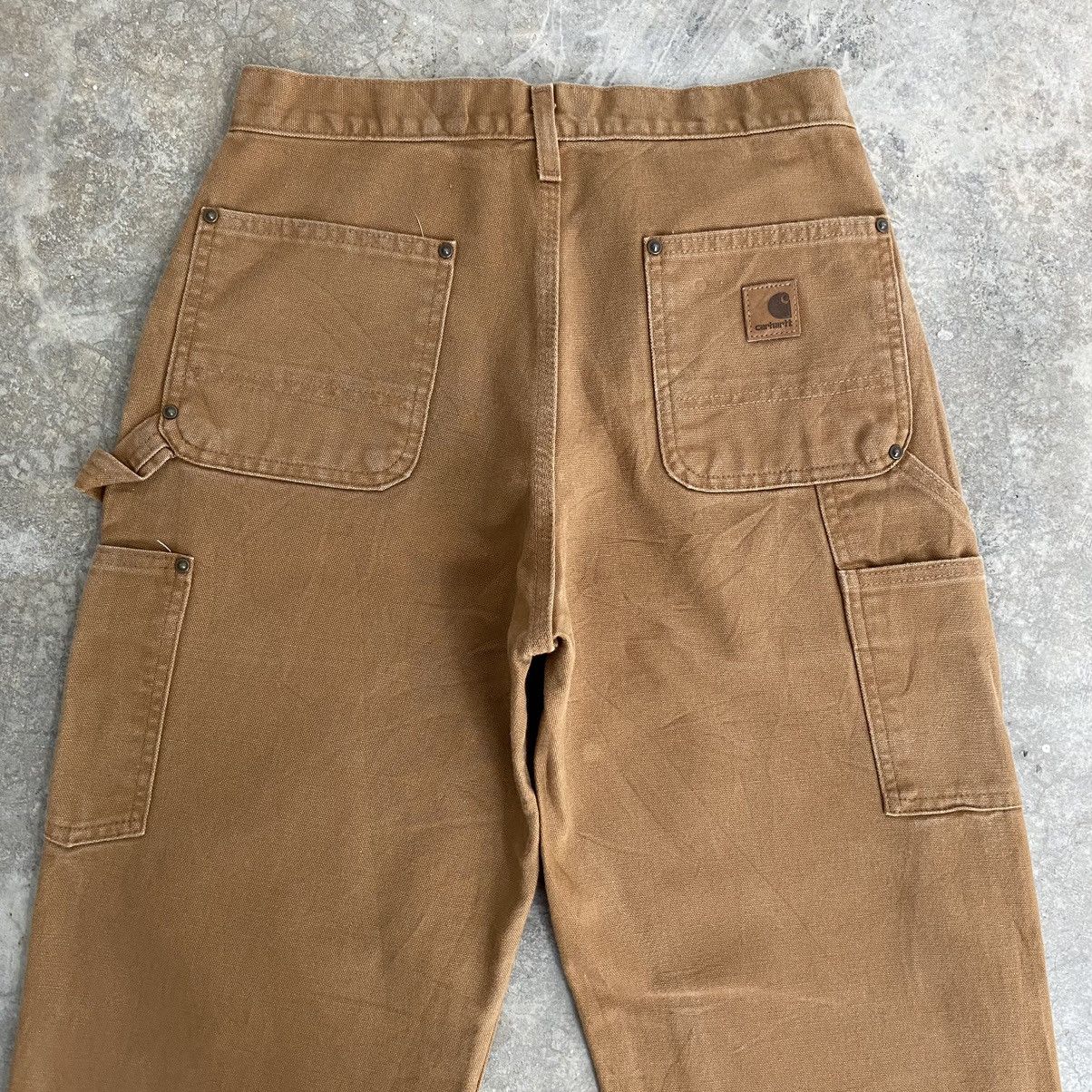 Carhartt Vintage Carhartt Double Knee Tan Dirty Carpenter Pants Size US 29 - 10 Thumbnail