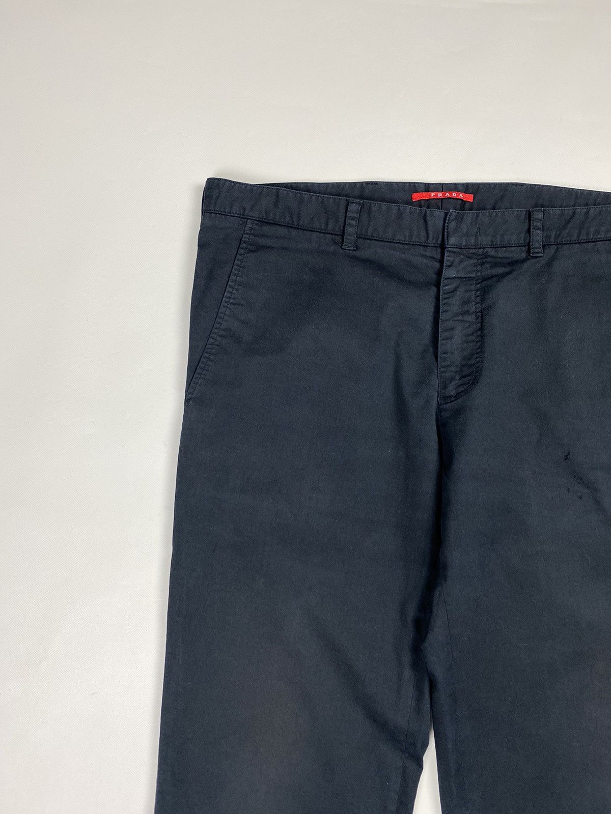 Prada Prada black tab men’s chino pants trousers size 52 / Xl Size US 36 / EU 52 - 8 Thumbnail
