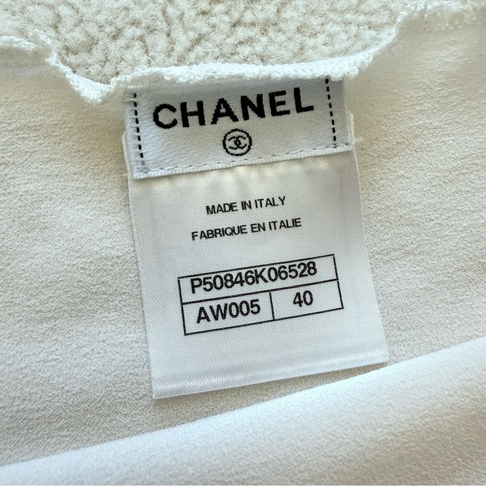 Chanel CHANEL women blouse size 40 FR or size 8 US Authentic 3800$ Size M / US 6-8 / IT 42-44 - 13 Thumbnail