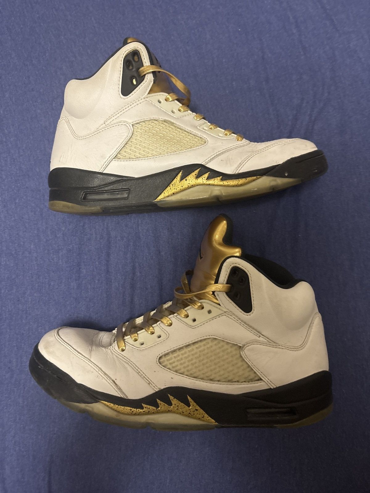 Jordan Brand Jordan 5 Olympic Gold Size US 9 / EU 42 - 1 Thumbnail