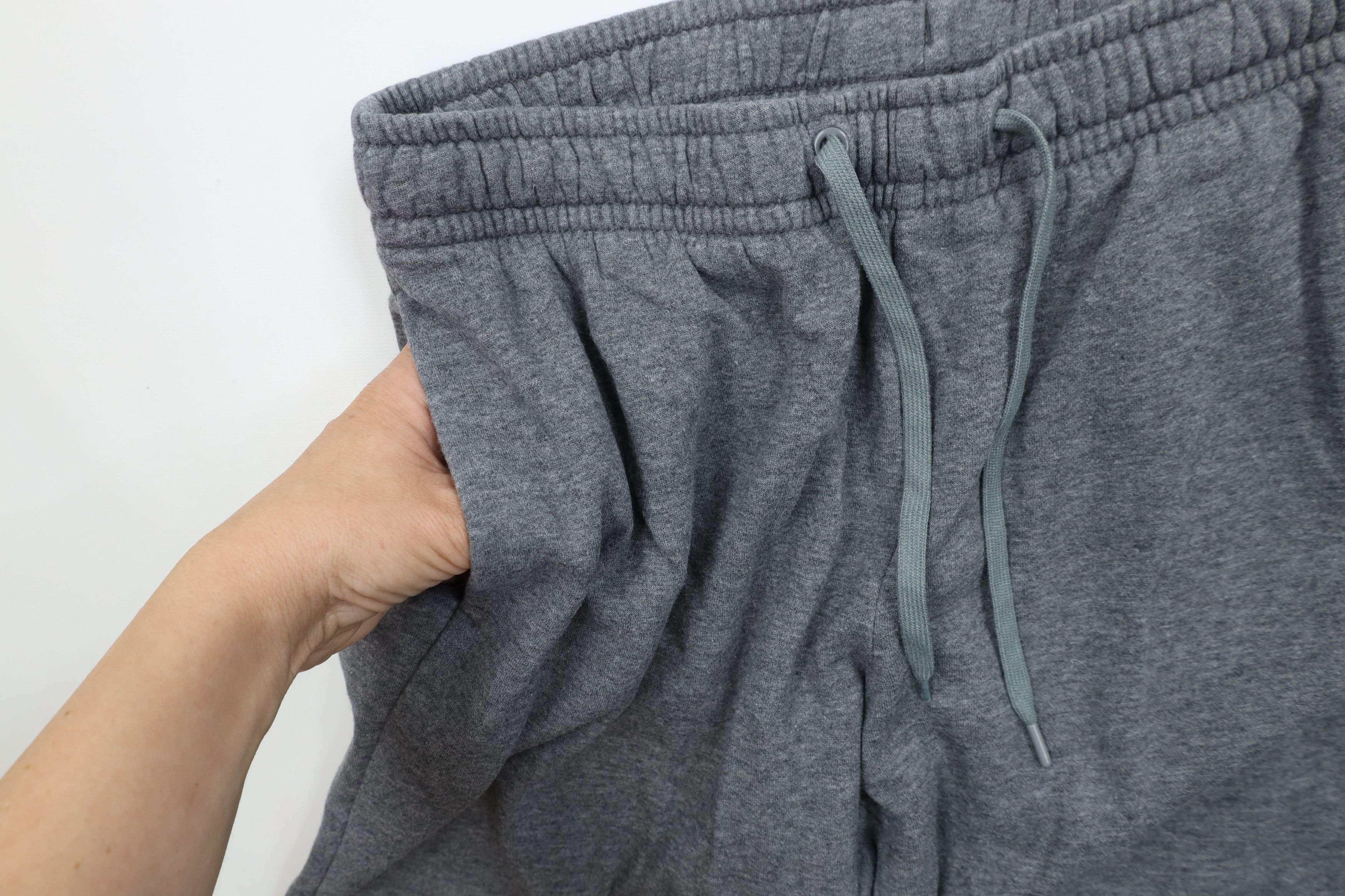 Nike Vintage Nike Mini Swoosh Wide Leg Sweatpants Pants Gray Size US 34 / EU 50 - 6 Thumbnail