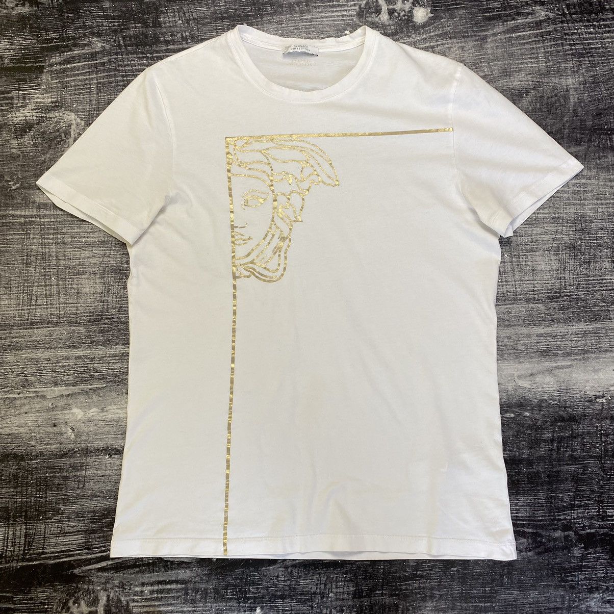 Versace Versace Medusa Line Art T-Shirt slim fit tee Size US L / EU 52-54 / 3 - 1 Thumbnail