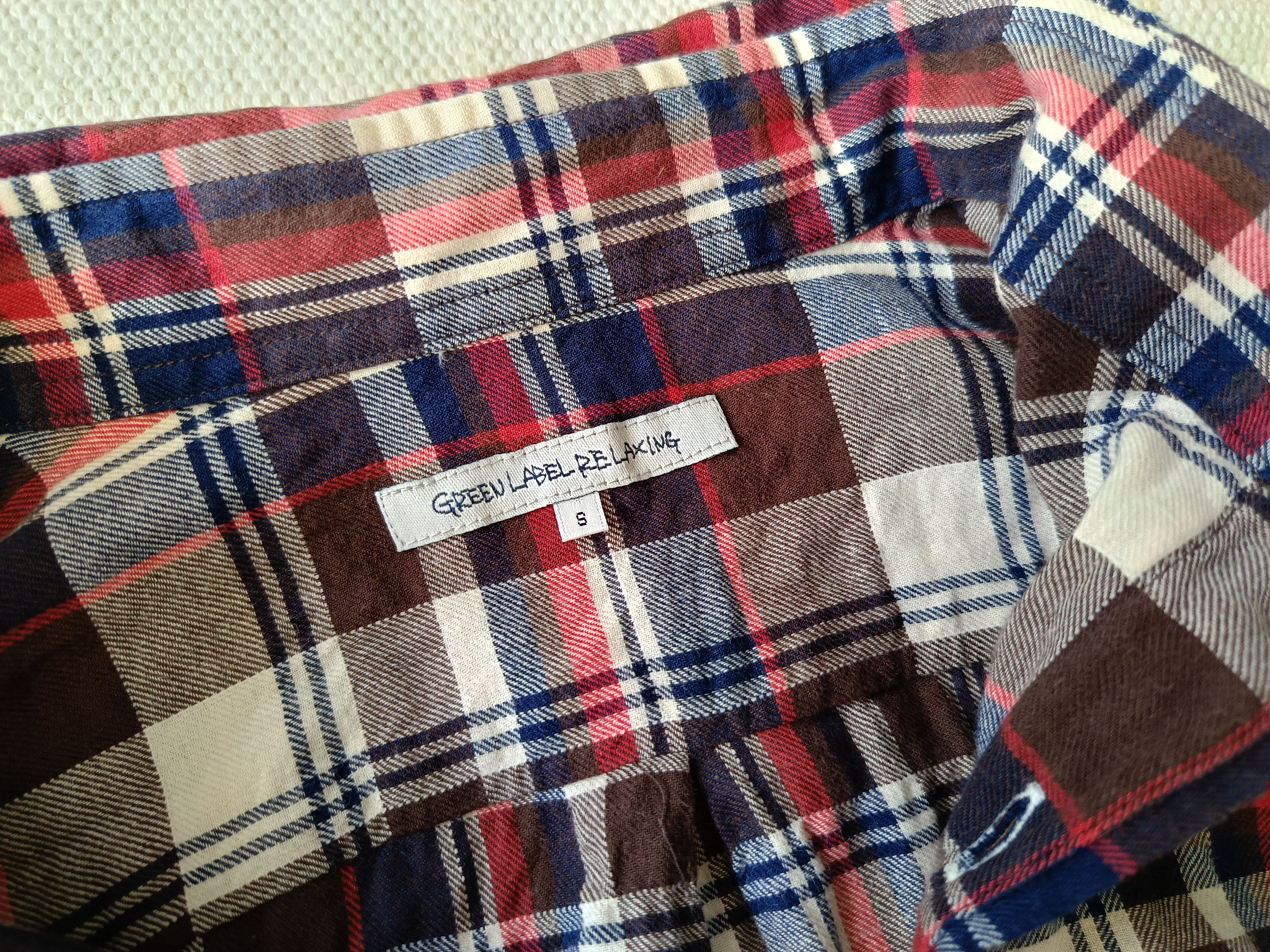 United Arrows UNITED ARROWS Green Label Relaxing unisex 3/4 sleeve shirt Size US S / EU 44-46 / 1 - 10 Thumbnail