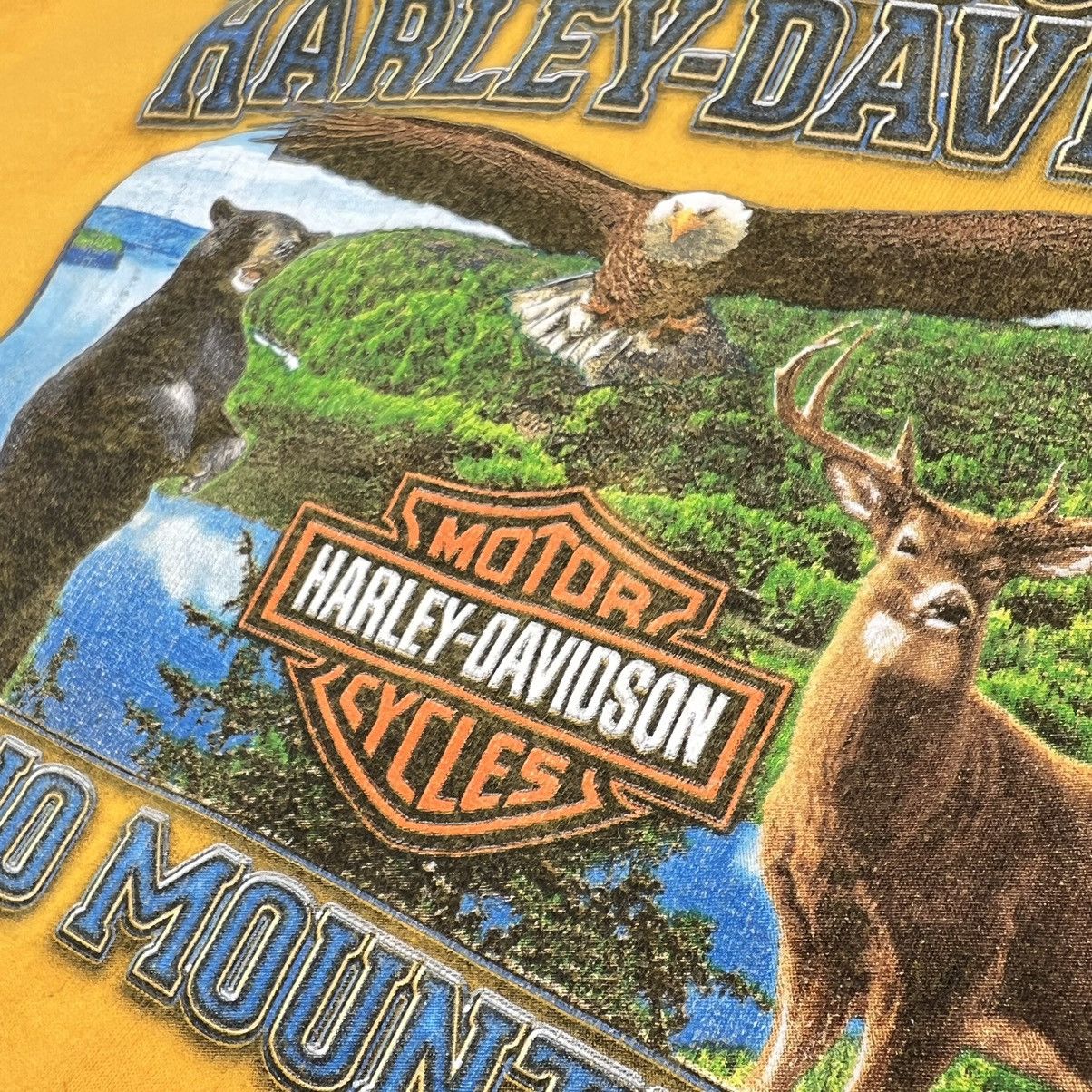 Harley Davidson Harley Davidson Tee Shirt Yellow Pocono PA Bike Motorcycle Size US L / EU 52-54 / 3 - 12 Thumbnail