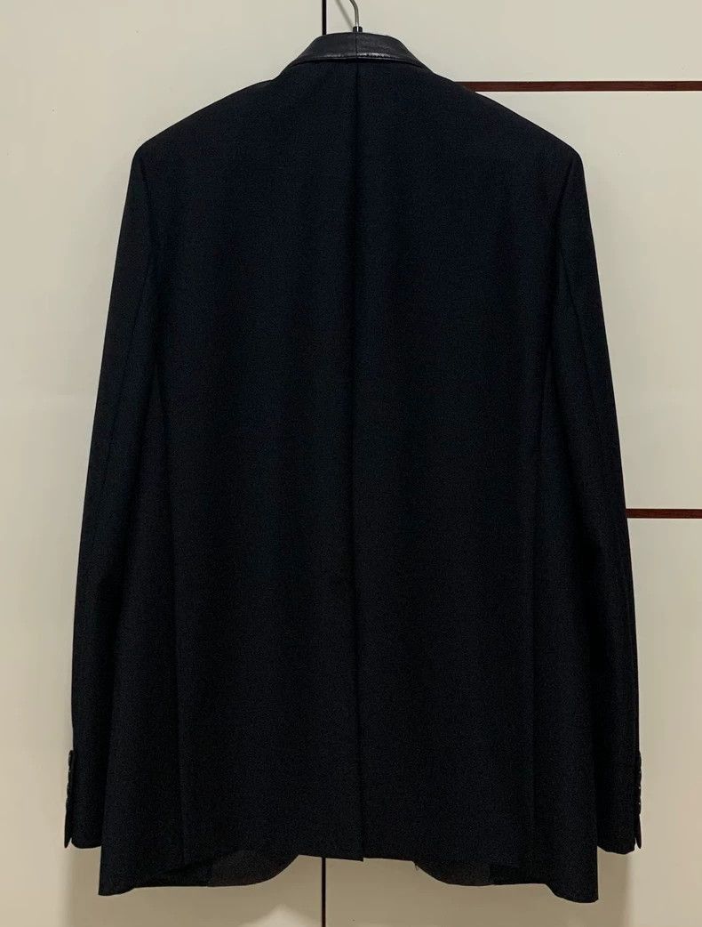 Saint Laurent Paris Saint Laurent SLP Runway Fringe Leather Collar Blazer- Size US M / EU 48-50 / 2 - 2 Thumbnail