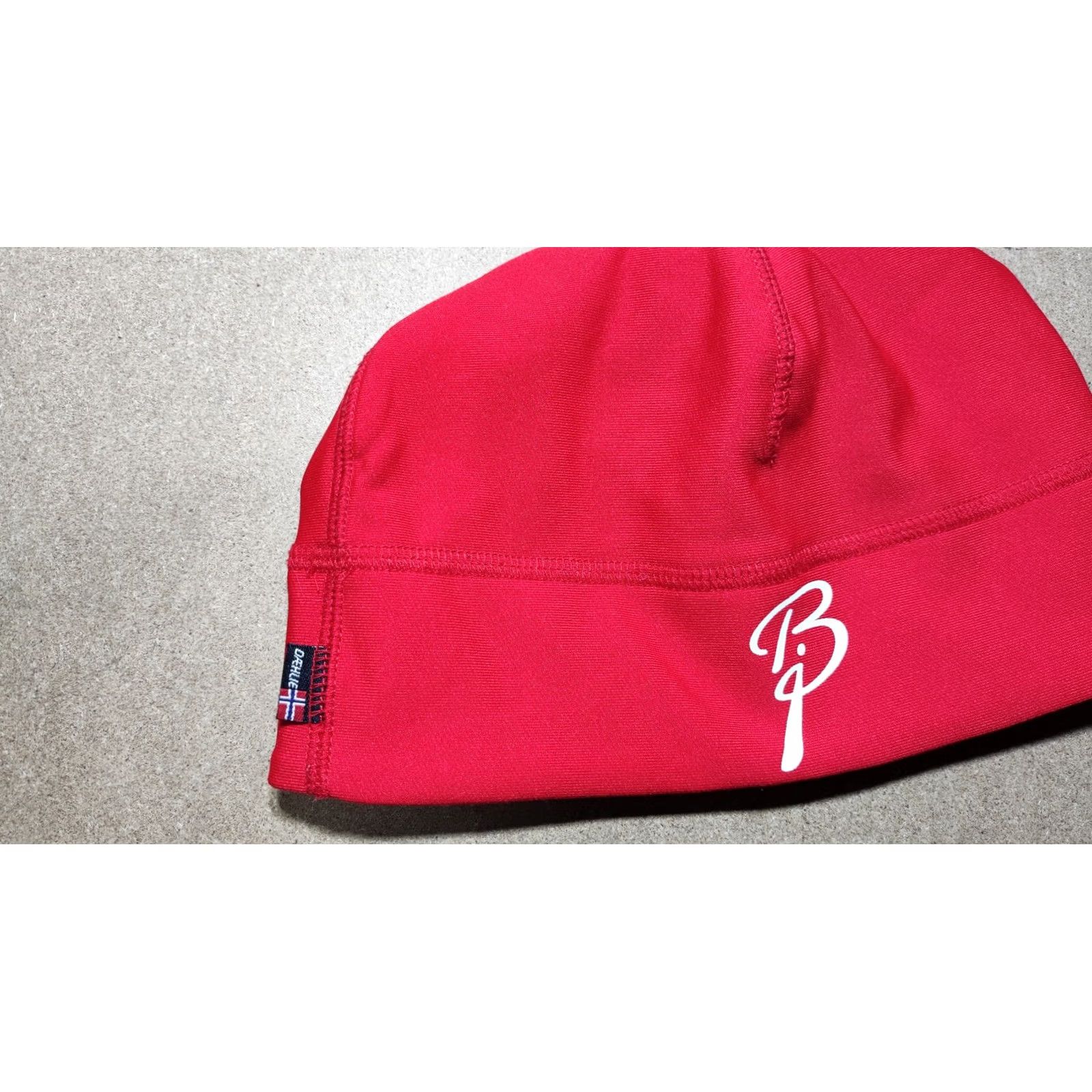 Vintage Bjorn Daehlie Red Hat Ski Cap One Size Winter Cross Country Biathlon Thermal Beanie Unisex Adults Size ONE SIZE - 3 Thumbnail