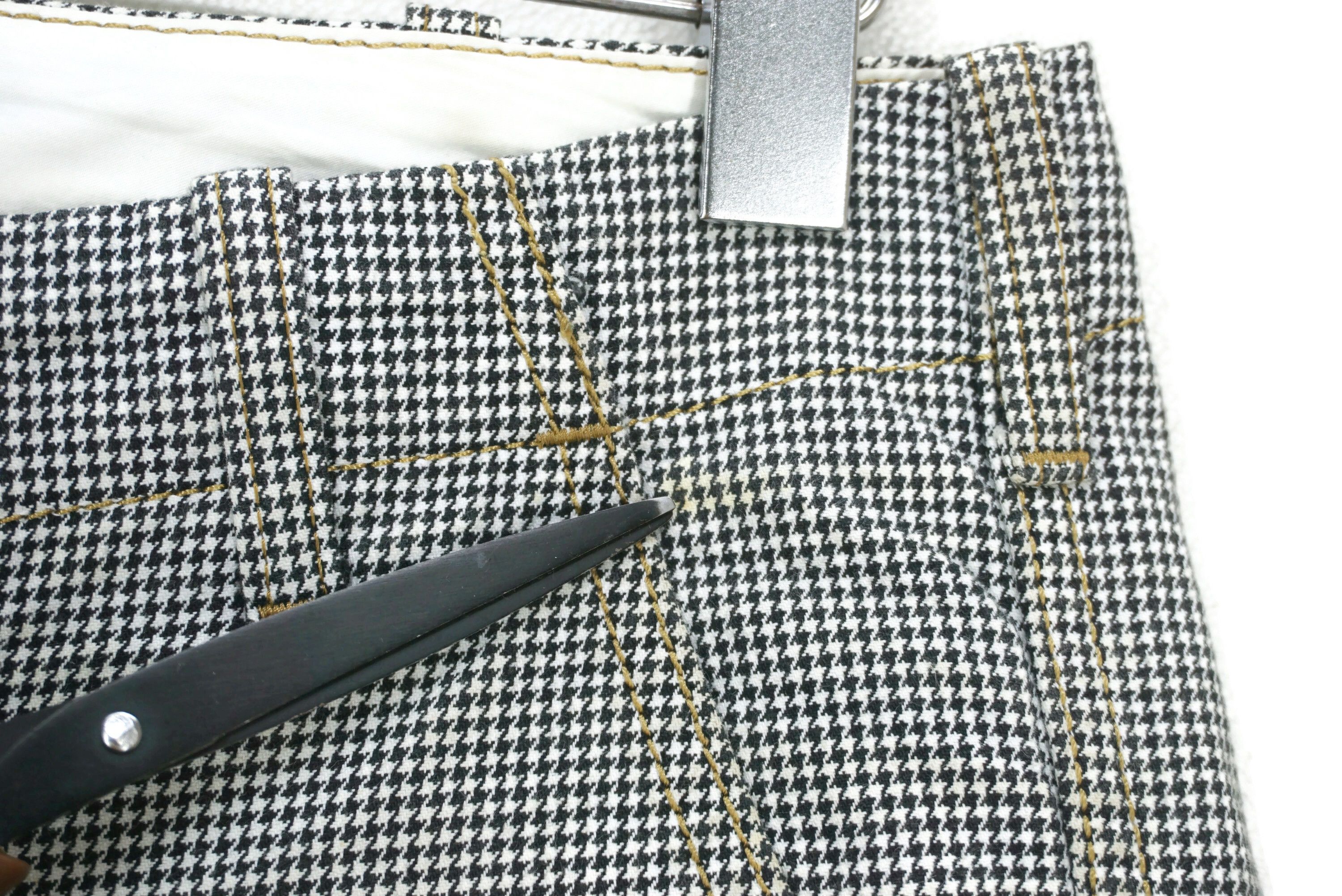 Japanese Brand John Bull Pants Size W30xL31.5 Low Rise Workwear Houndstooth Size US 30 / EU 46 - 7 Thumbnail