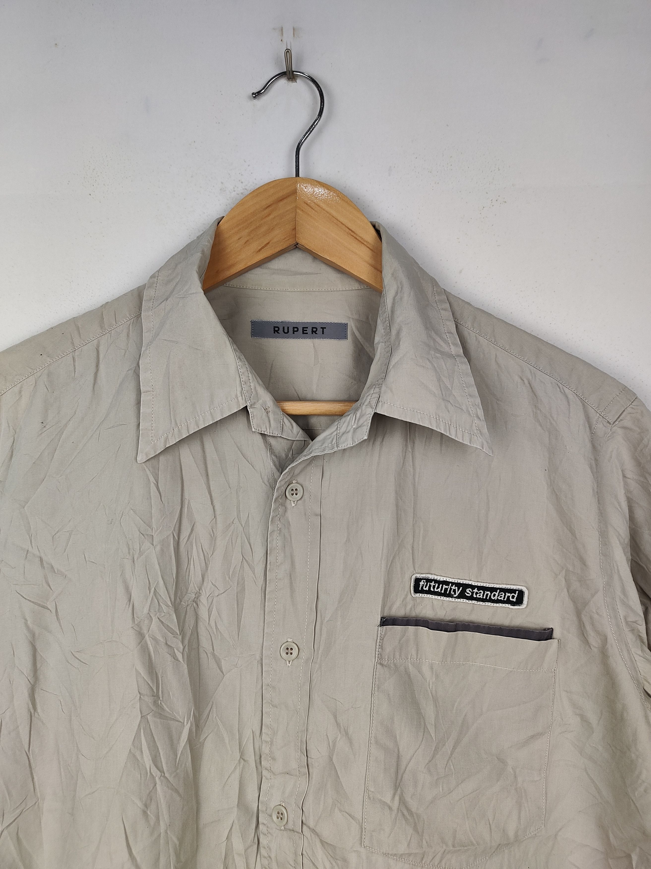 Japanese Brand Rupert Work Shirt Size US L / EU 52-54 / 3 - 2 Thumbnail