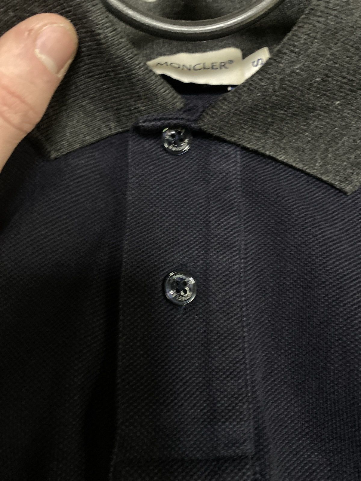 Moncler Moncler Long Sleeve Polo Shirt Size US S / EU 44-46 / 1 - 11 Thumbnail