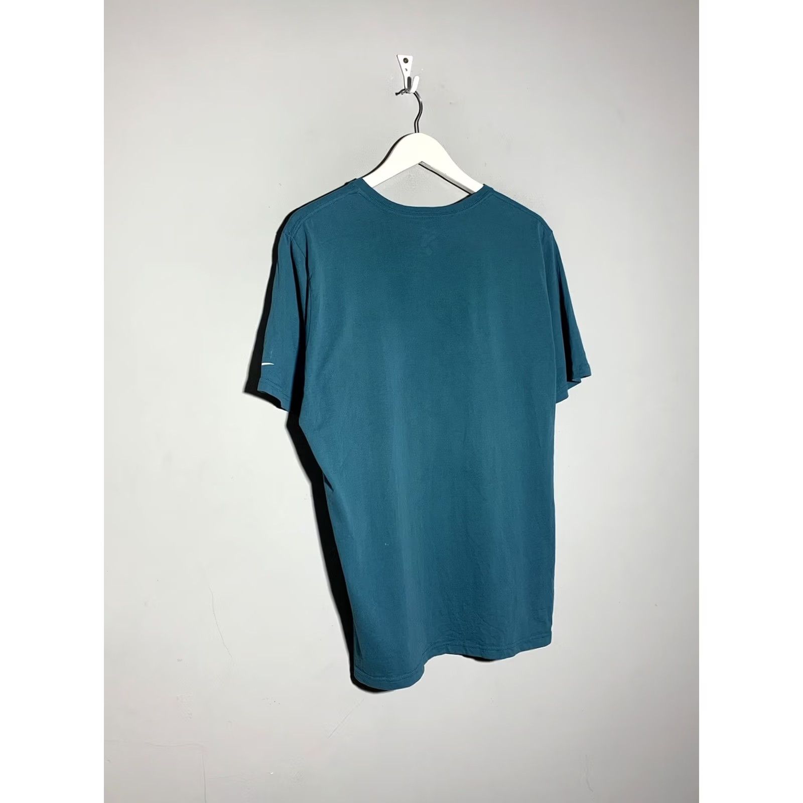 Nike Nike RF Men’s Tennis T-Shirt Big Logo Shirt Adult L Turquoise Cotton Breathable Nike RF 90s? Size US L / EU 52-54 / 3 - 5 Thumbnail